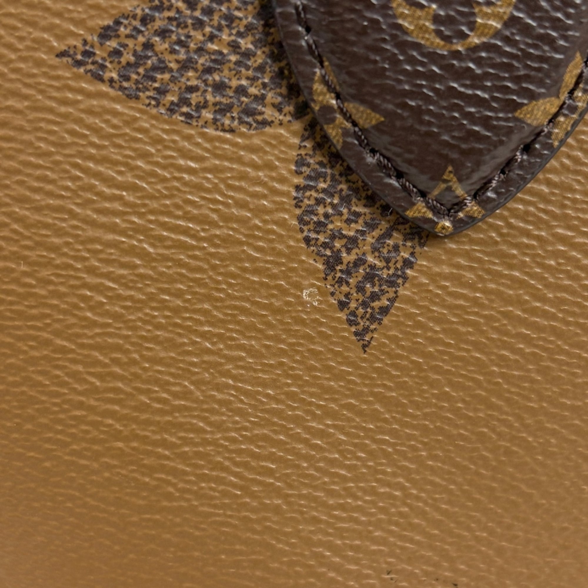 Louis Vuitton Brown Monogram Reverse Shoulder Bag Tote Bag (Pre-Owned)