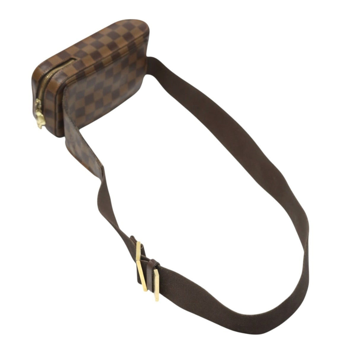 Louis Vuitton Damier Brown Damier Canvas Ebene Galle Damier Canvas Sling Bag (Pre-Owned)