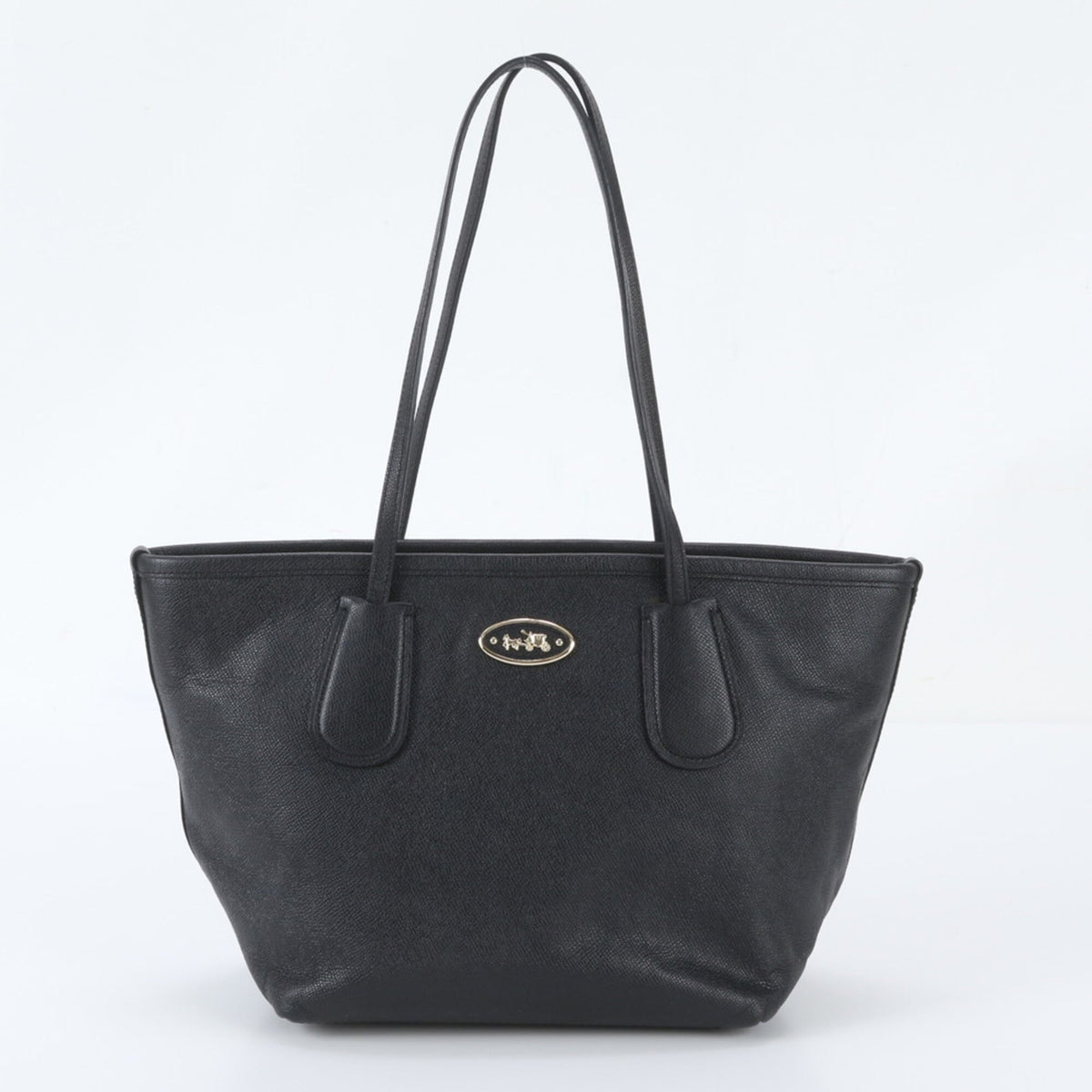 Coach Taxi Black Handbag Shoulder Bag Tote Bag (Pre-Owned)