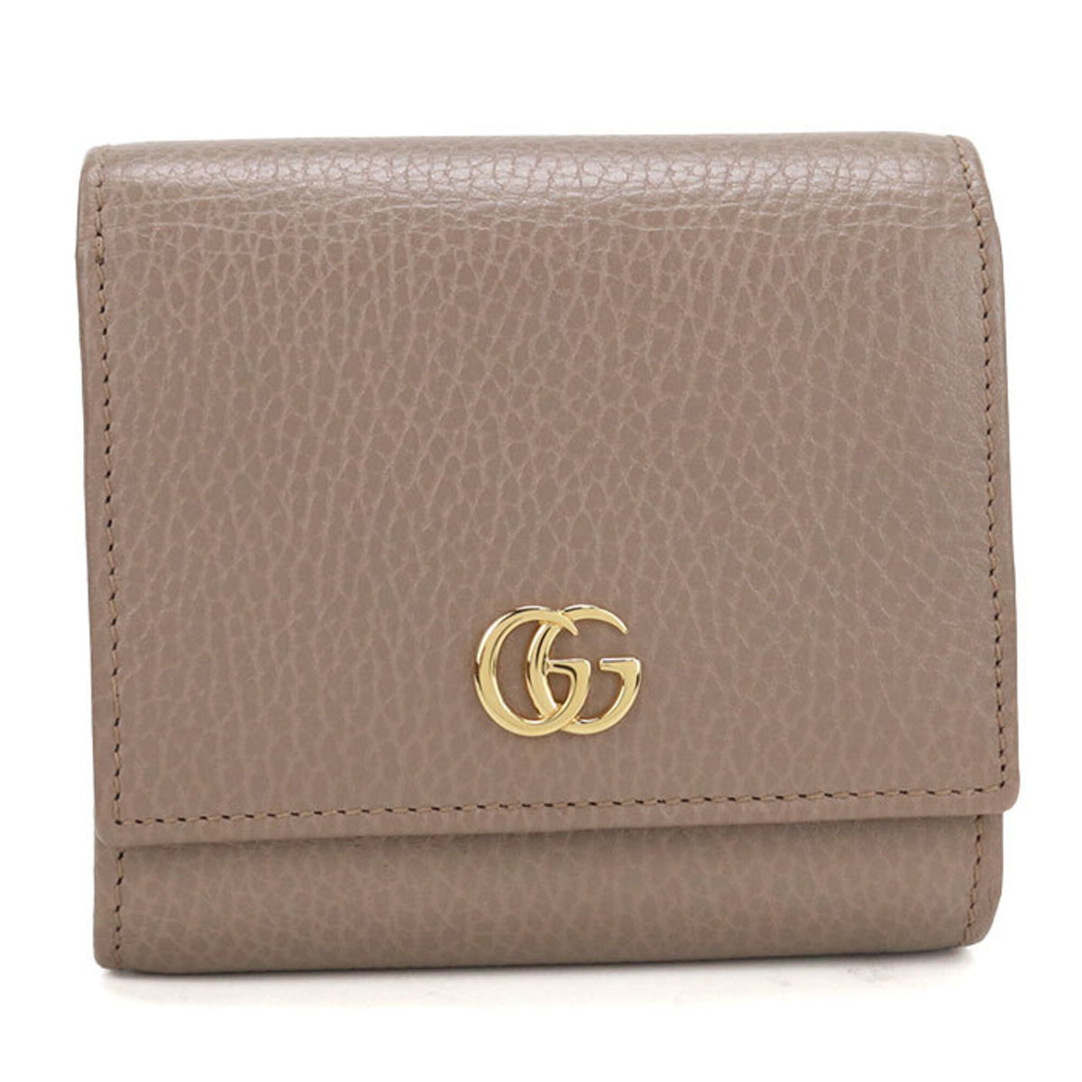 Gucci Beige Leather Wallet (Bi-Fold) (Pre-Owned)