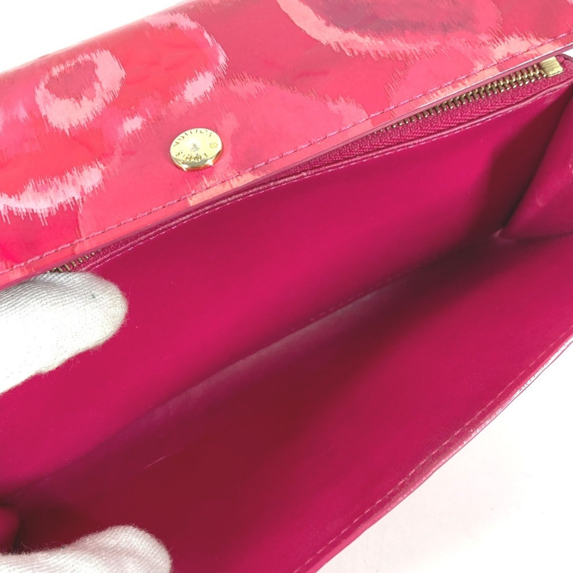 Louis Vuitton Galle Pink Long Bill Wallet (Bi-Fold) (Pre-Owned)