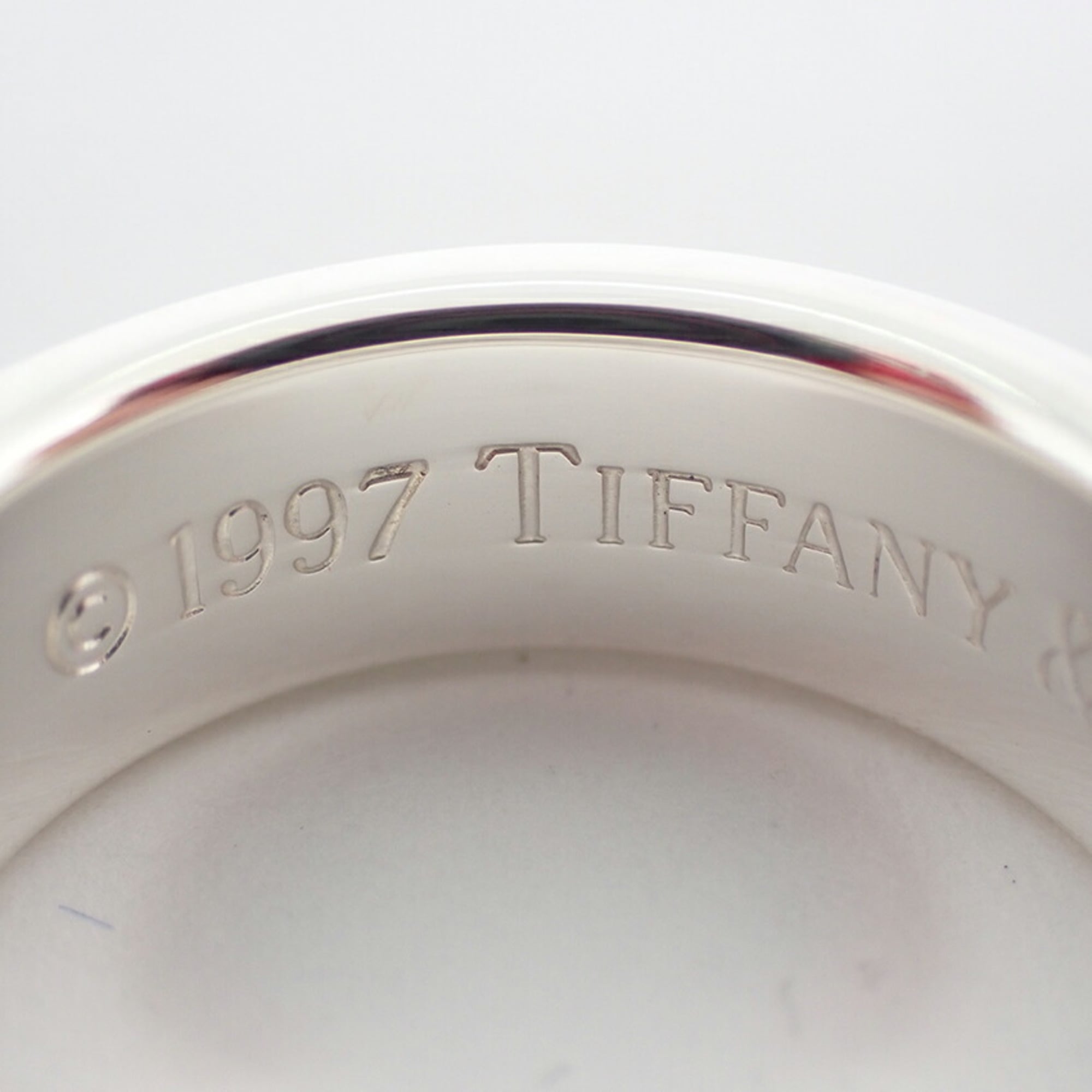Tiffany Sterling Silver 925 Band Ring (Pre-Owned)
