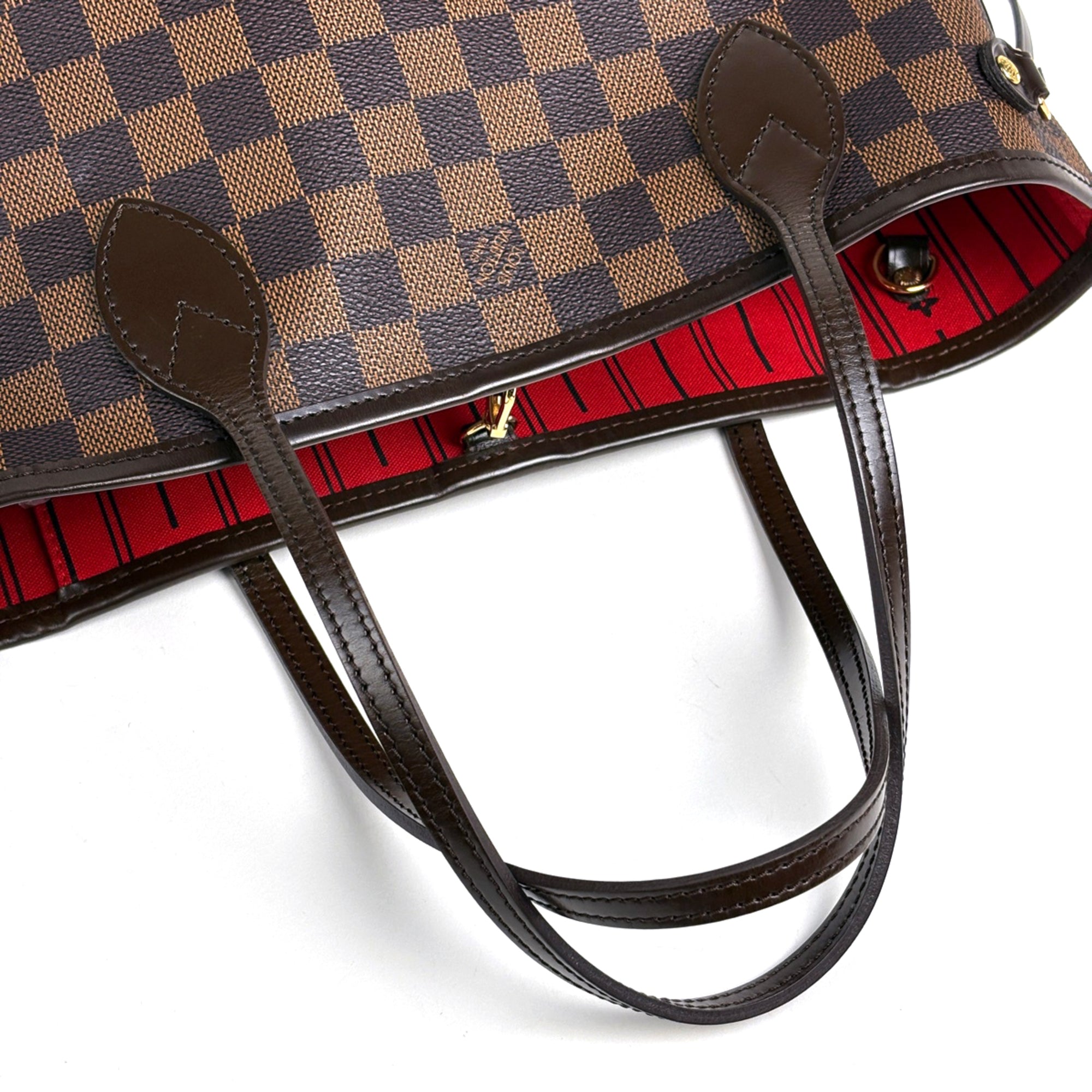 Louis Vuitton Brown Handbag Tote Bag (Pre-Owned)