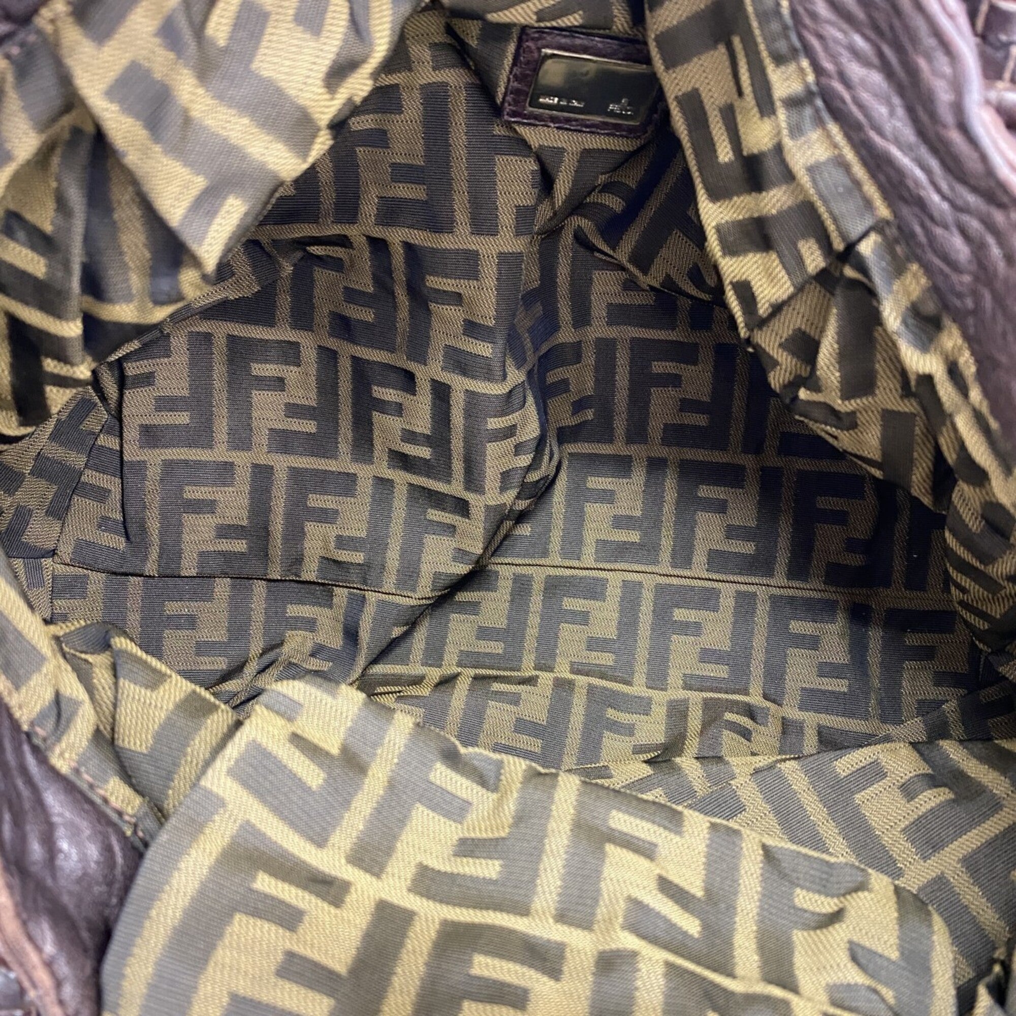 Fendi Brown Leather Handbag (Pre-Owned)