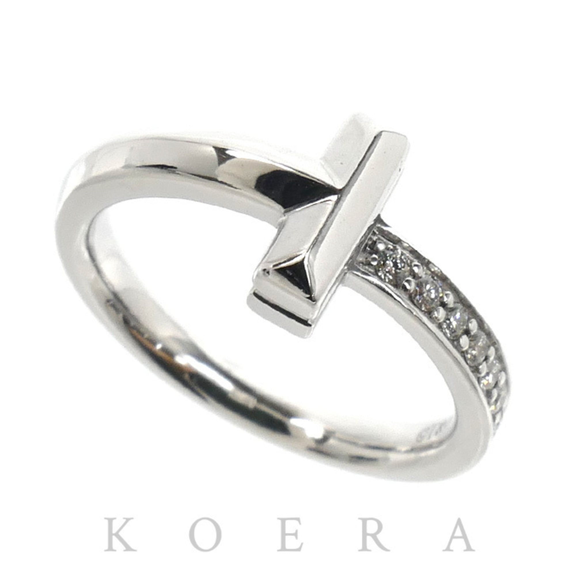 Tiffany White Gold (18K) Band Ring (Pre-Owned)