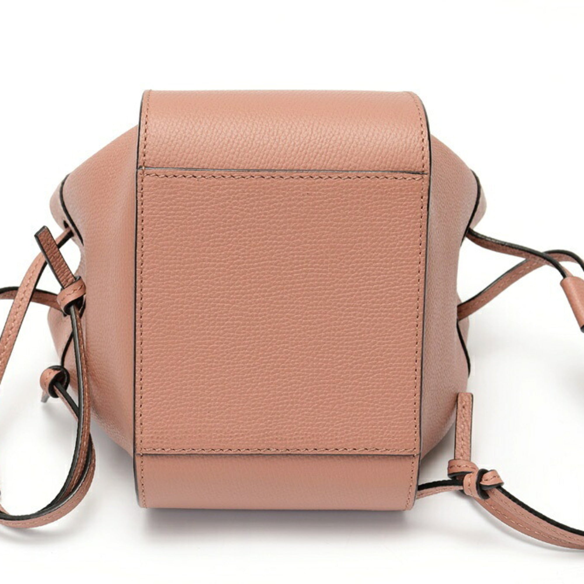 Loewe Pink Beige Leather Shoulder Bag (Pre-Owned)