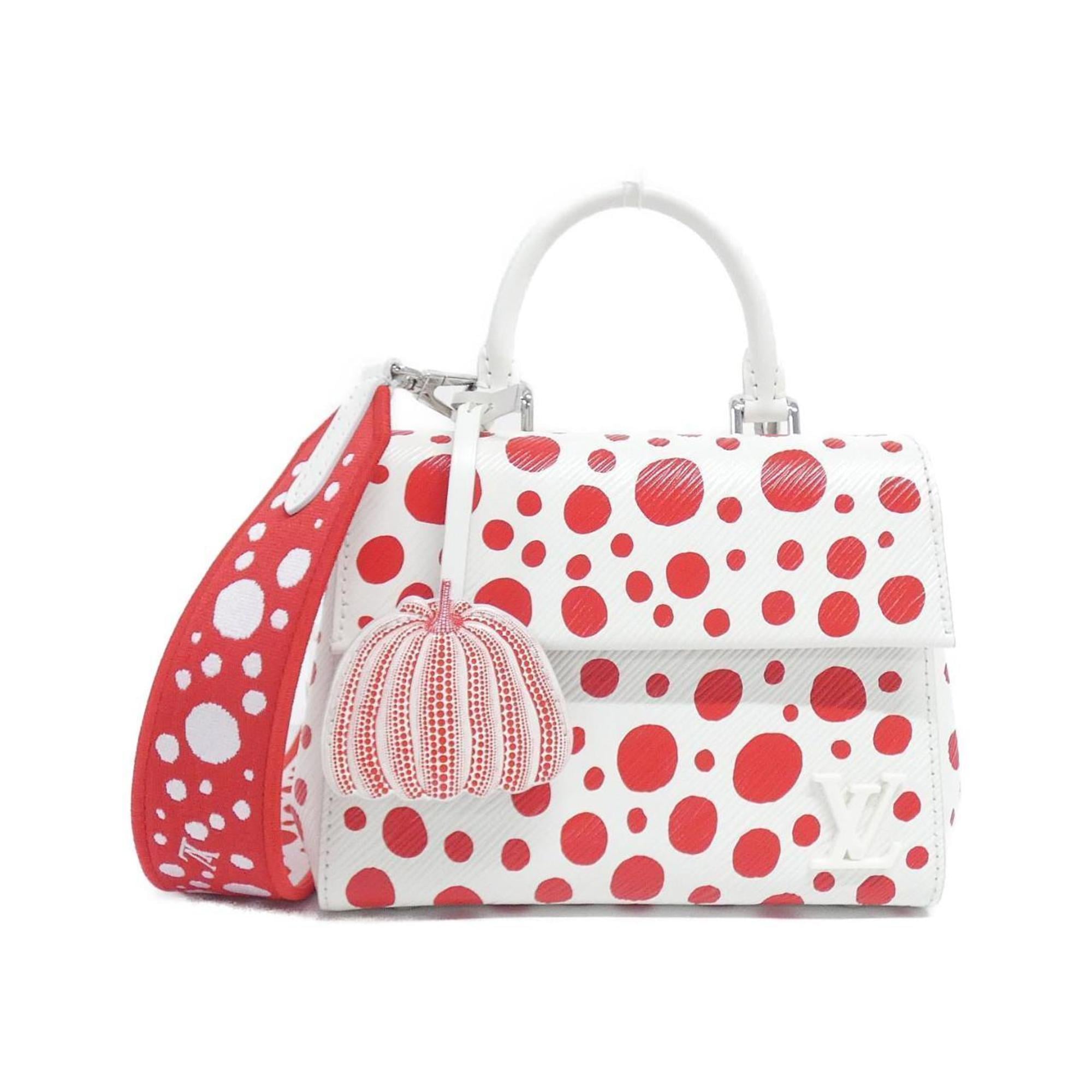 Louis Vuitton Blanc Rouge Leather Handbag (Pre-Owned)