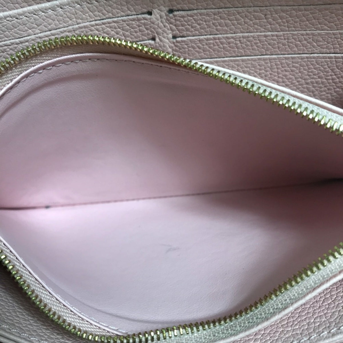 Louis Vuitton Monogram Empreinte Pink Monogram Empreinte Long Wallet (Bi-Fold) (Pre-Owned)