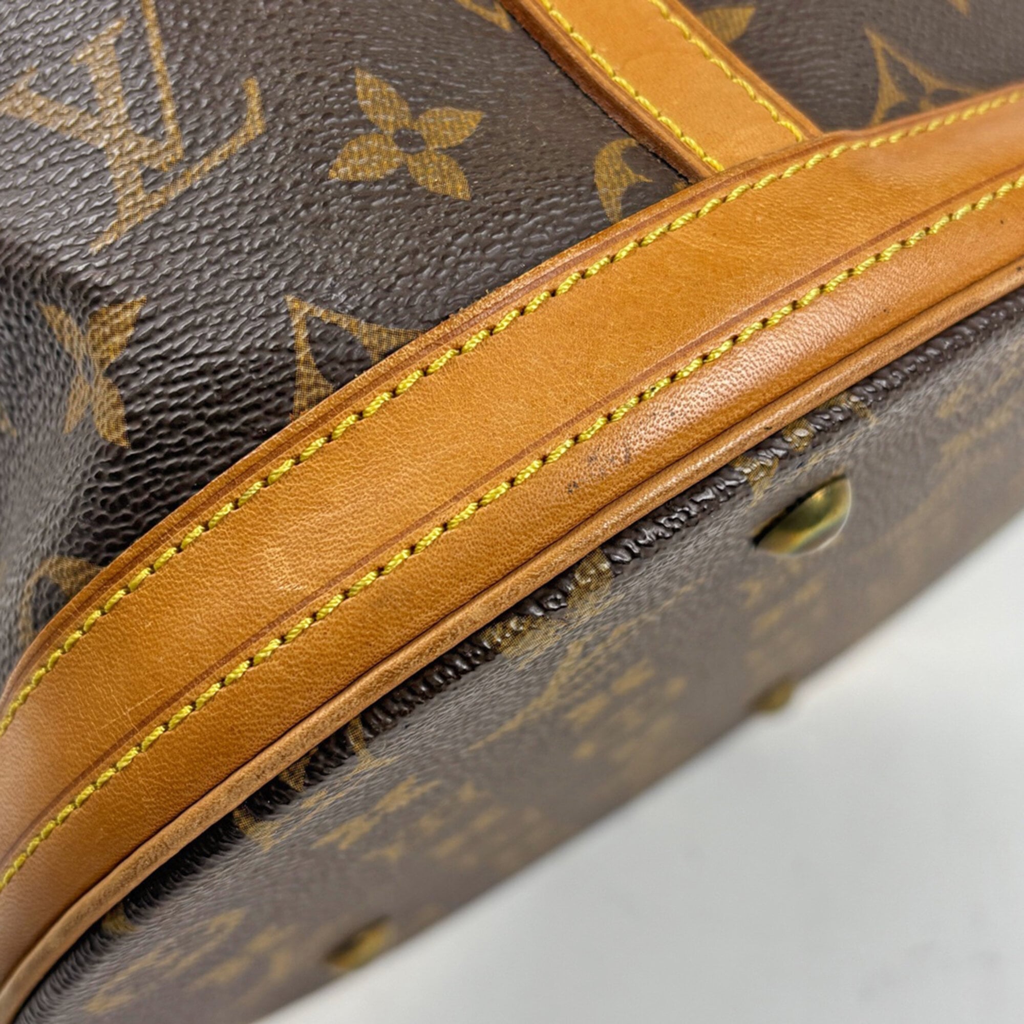 Louis Vuitton Brown Monogram Shoulder Bag Tote Bag (Pre-Owned)