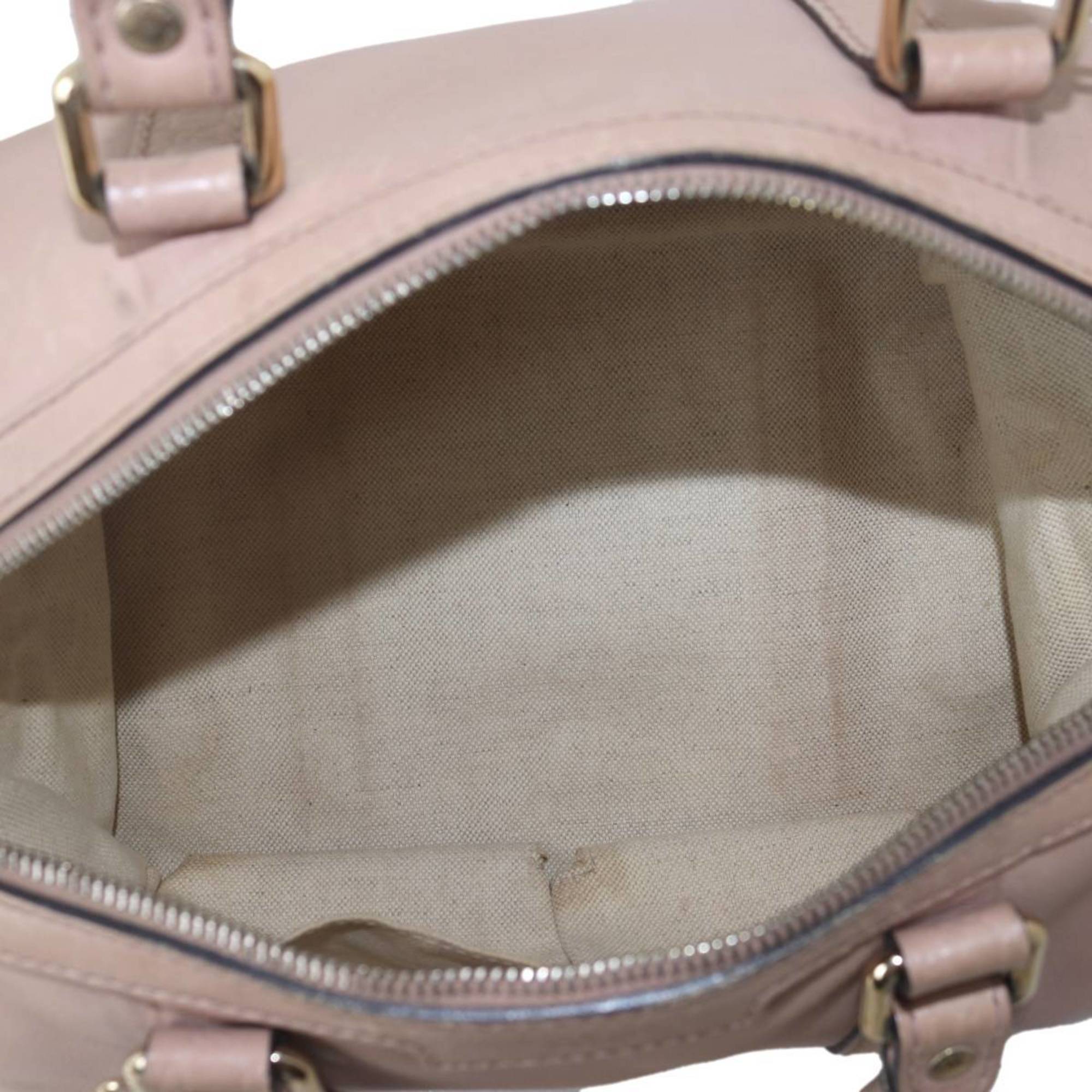 Gucci Beige Boston Bag Handbag Shoulder Bag (Pre-Owned)
