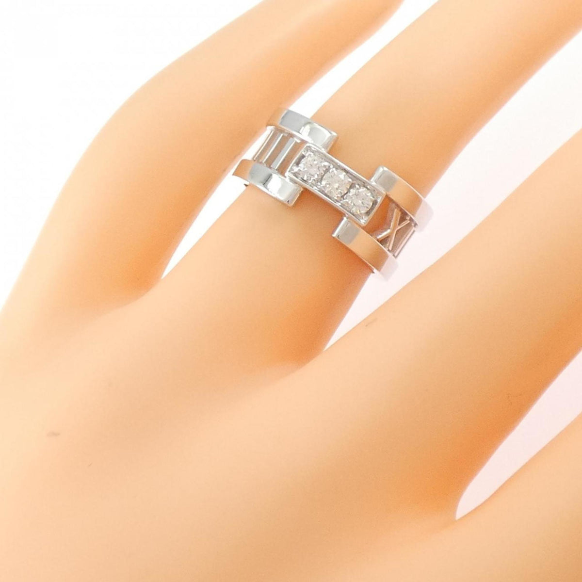 Tiffany White Gold White Gold (18K) Band Ring (Pre-Owned)