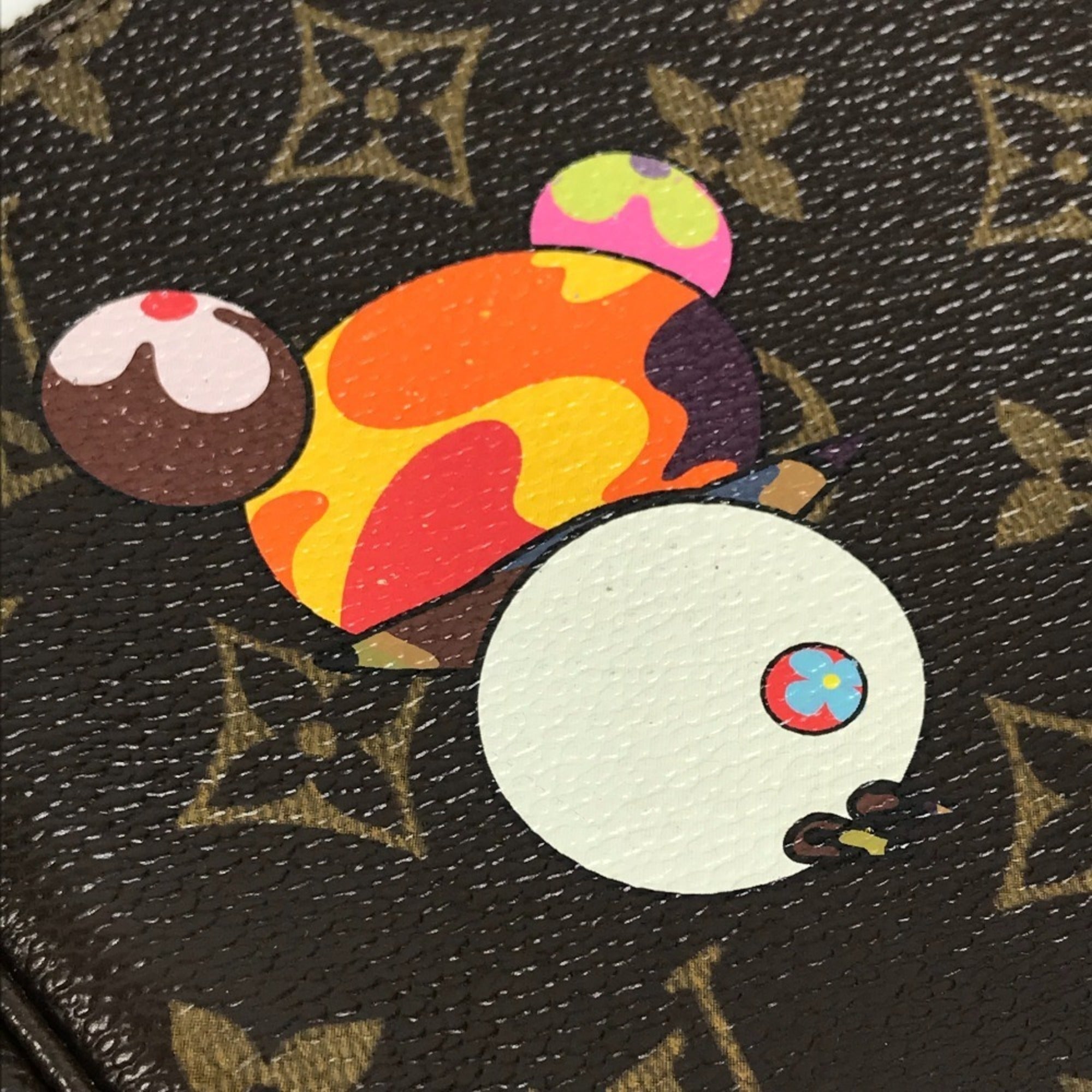 Louis Vuitton Brown Multi-Color Monogram Handbag Pouch Shoulder Bag (Pre-Owned)