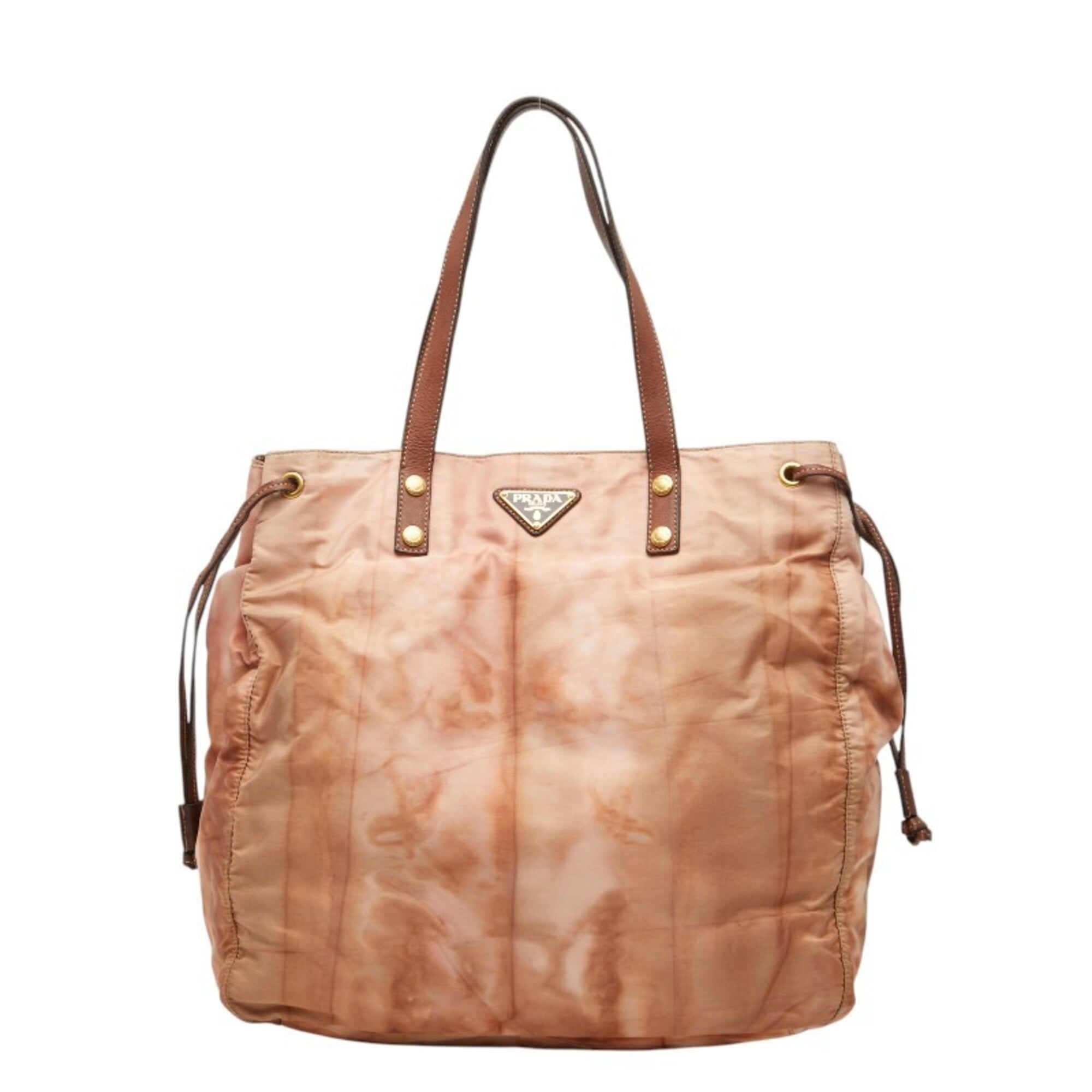 Prada Brown Nylon Tote Bag (Pre-Owned)
