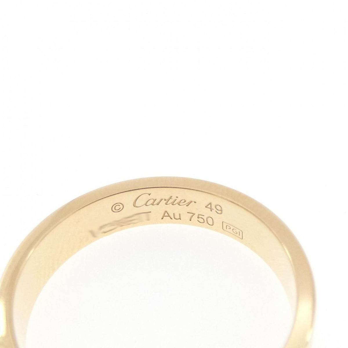 Cartier Love Yellow Gold (18K) Band Ring (Pre-Owned)