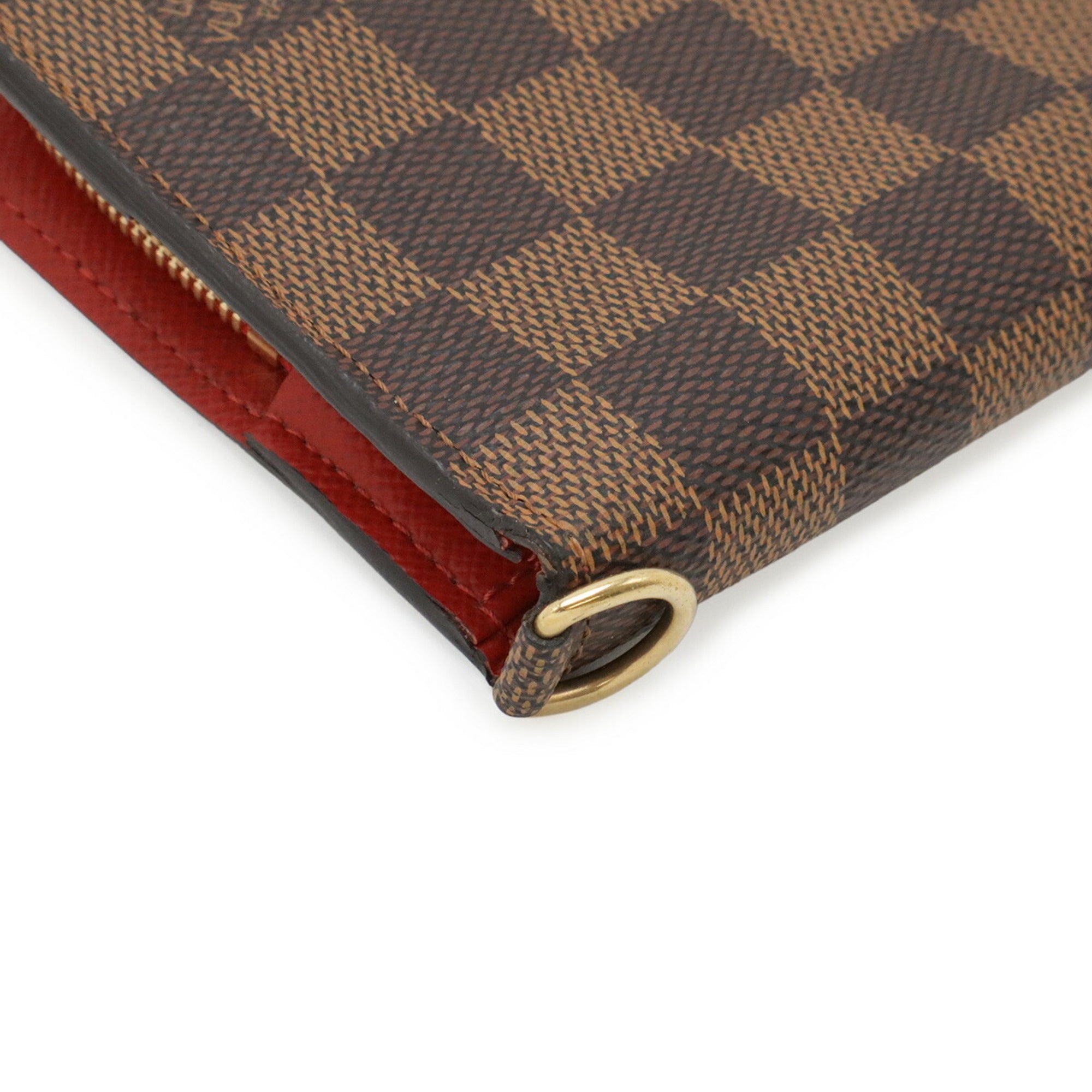 Louis Vuitton Brown Damier Canvas Pvc Long Wallet (Bi-Fold) (Pre-Owned)