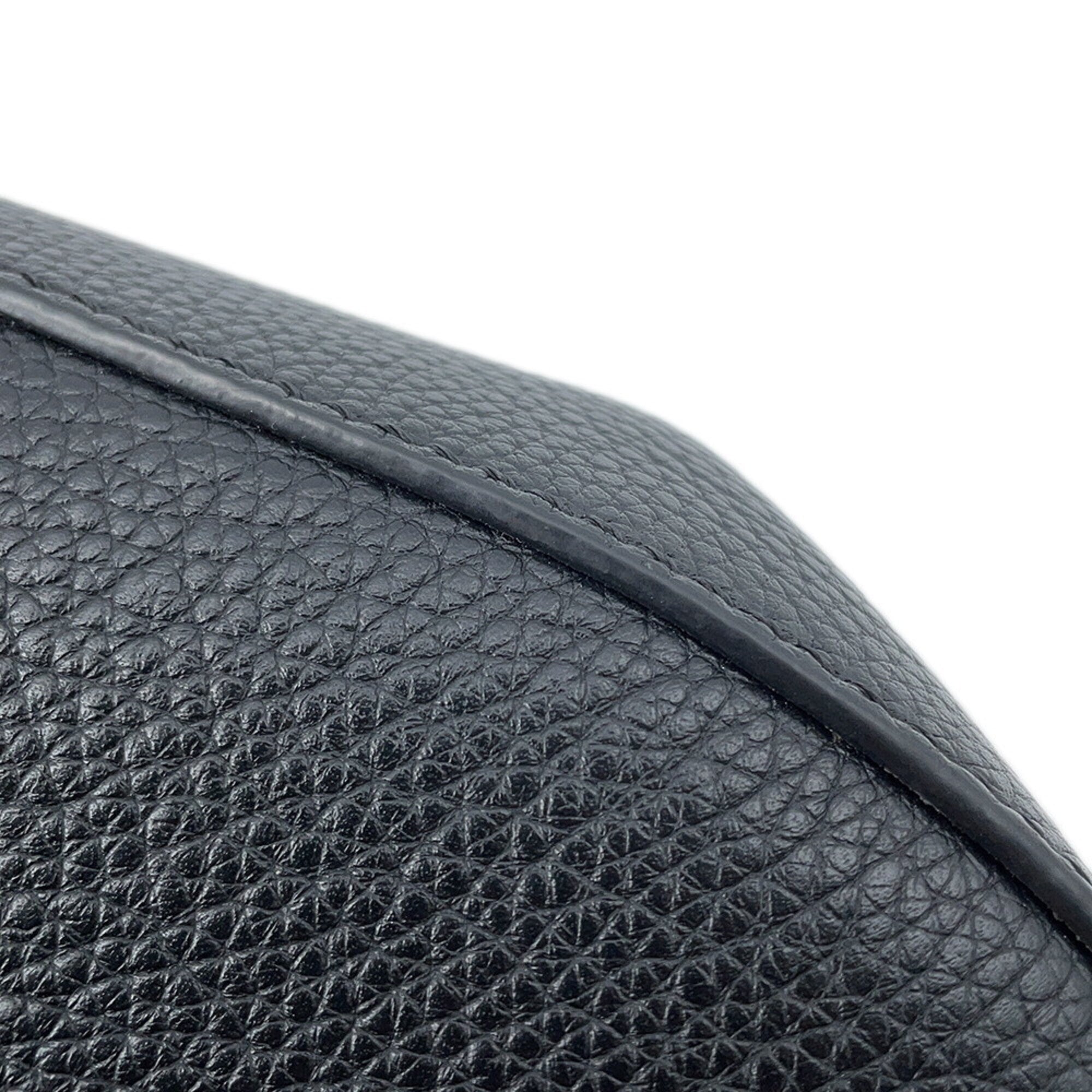Fendi Black Leather Handbag Shoulder Bag (Pre-Owned)