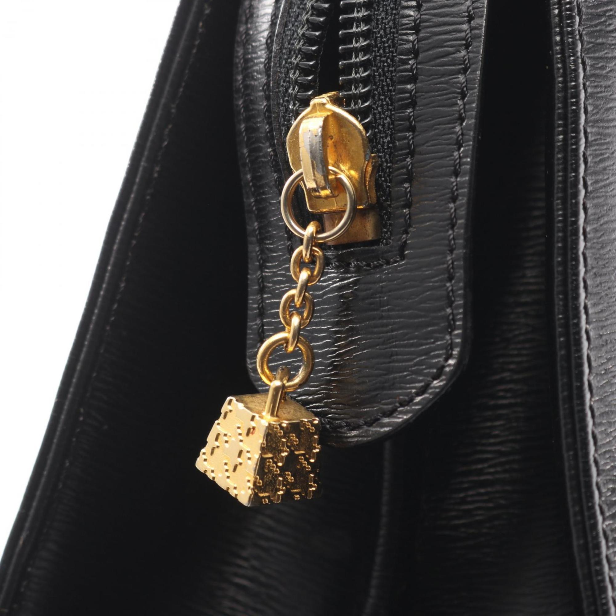 Christian Dior Black Leather Handbag (Pre-Owned)