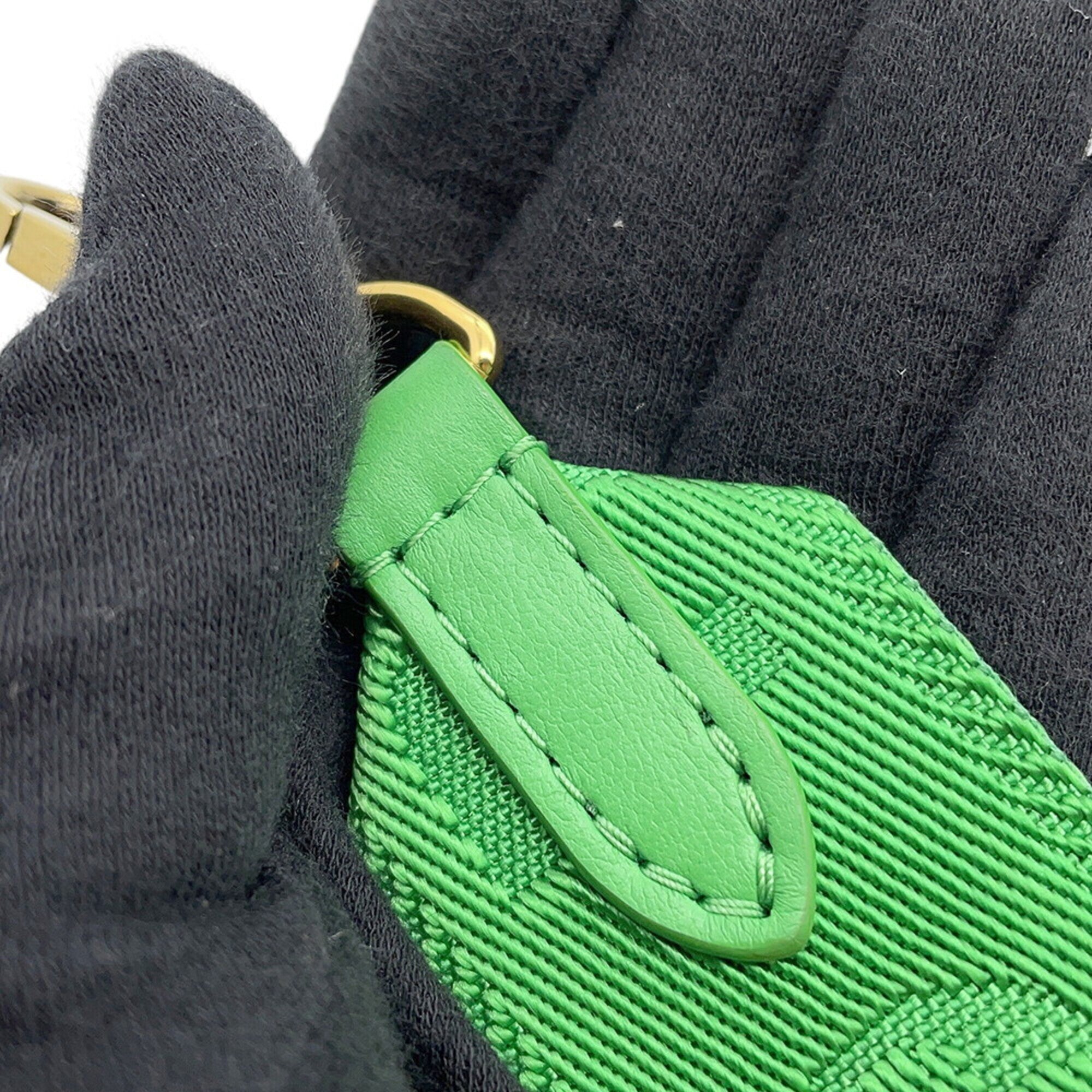 Louis Vuitton Green Monogram Monogram Handbag Shoulder Bag (Pre-Owned)