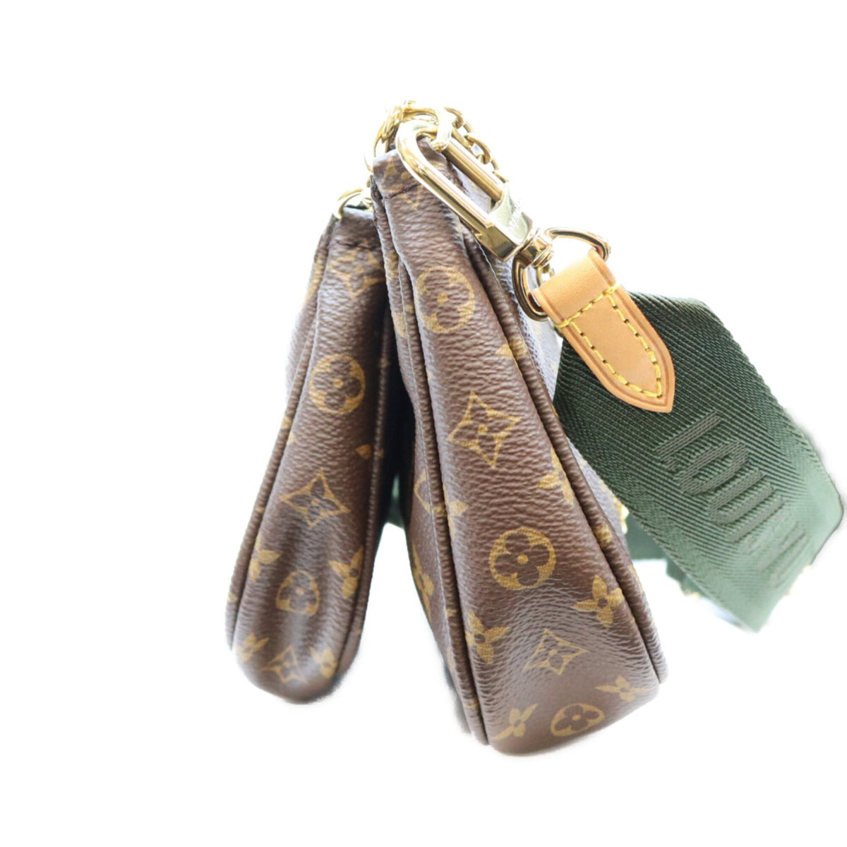 Louis Vuitton Brown Khaki Monogram Shoulder Bag (Pre-Owned)