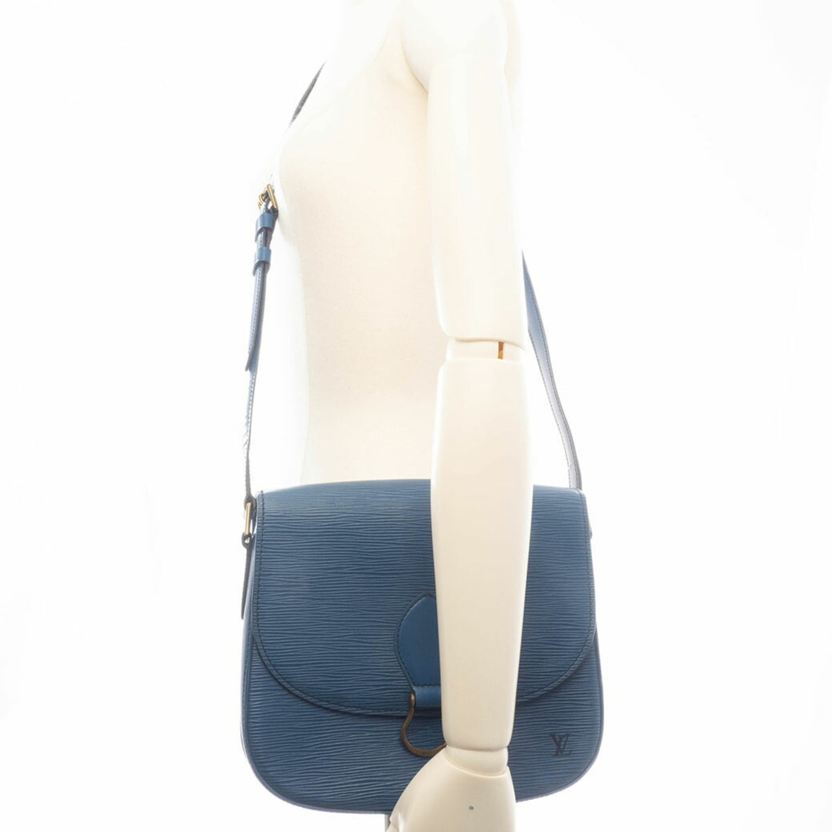 Louis Vuitton Epi Blue Epi Leather Shoulder Bag (Pre-Owned)