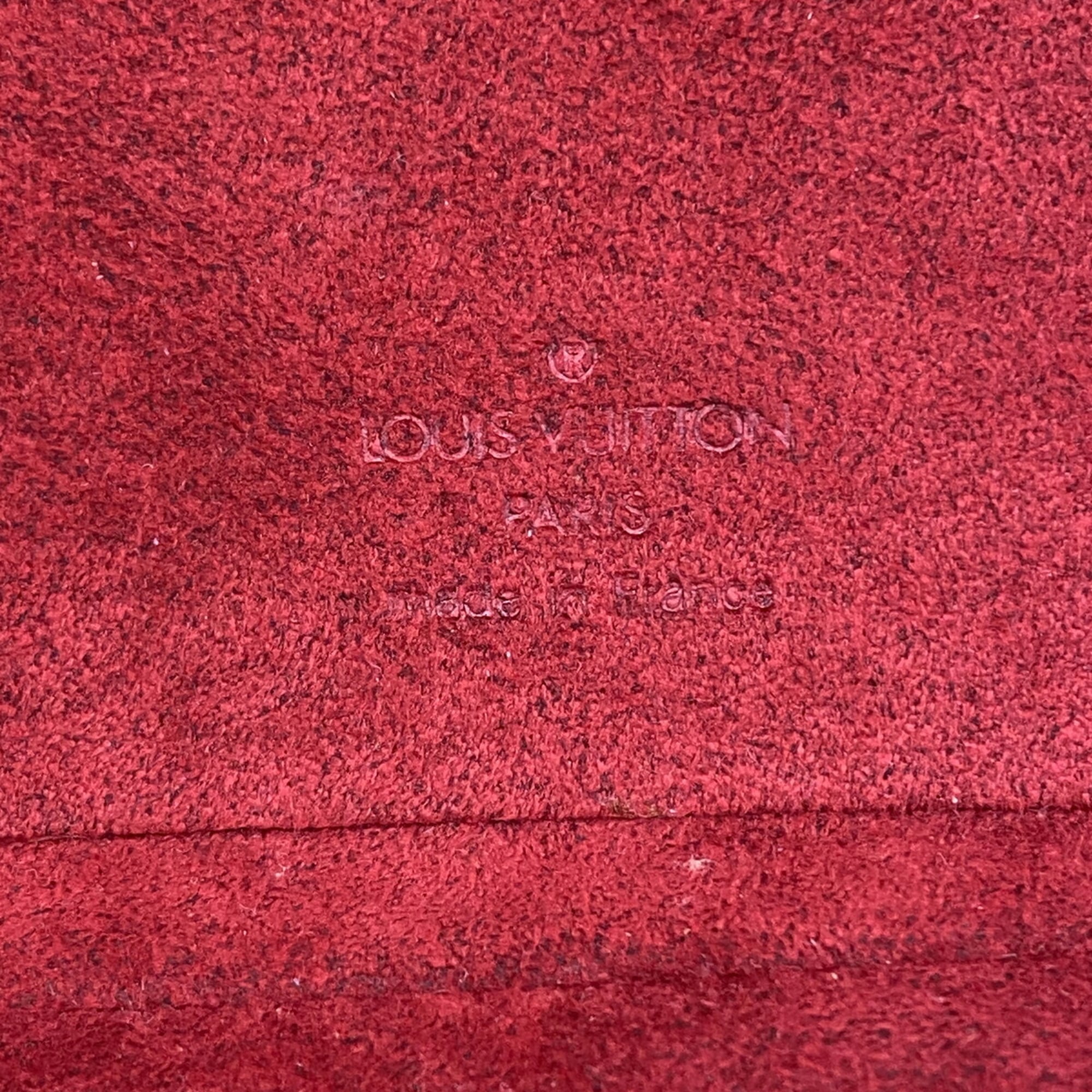 Louis Vuitton Castilian Red Handbag (Pre-Owned)