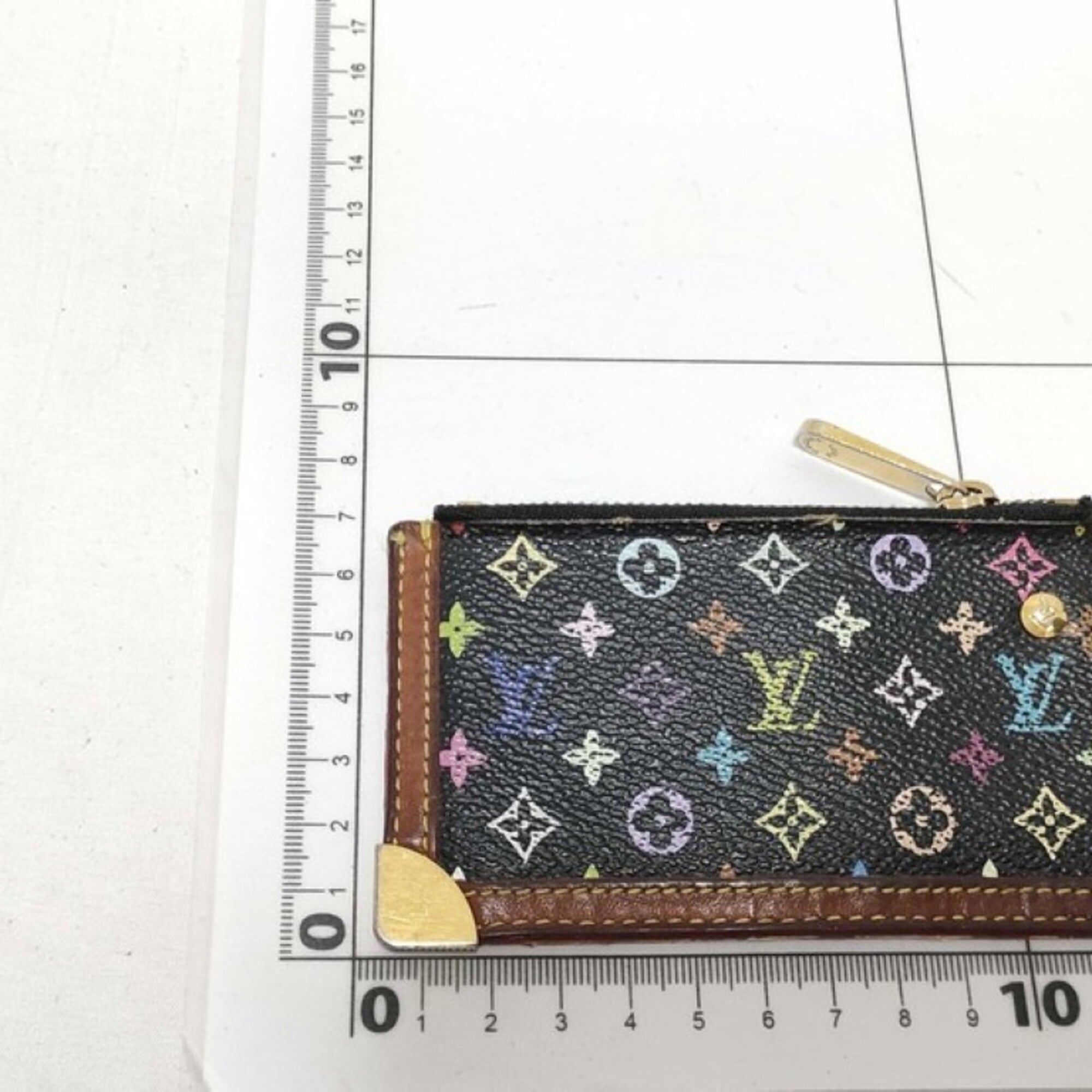 Louis Vuitton Black Galle Grenade Monogram Multi-Color Monogram Multicolore Coin Purse/Coin Case (Pre-Owned)