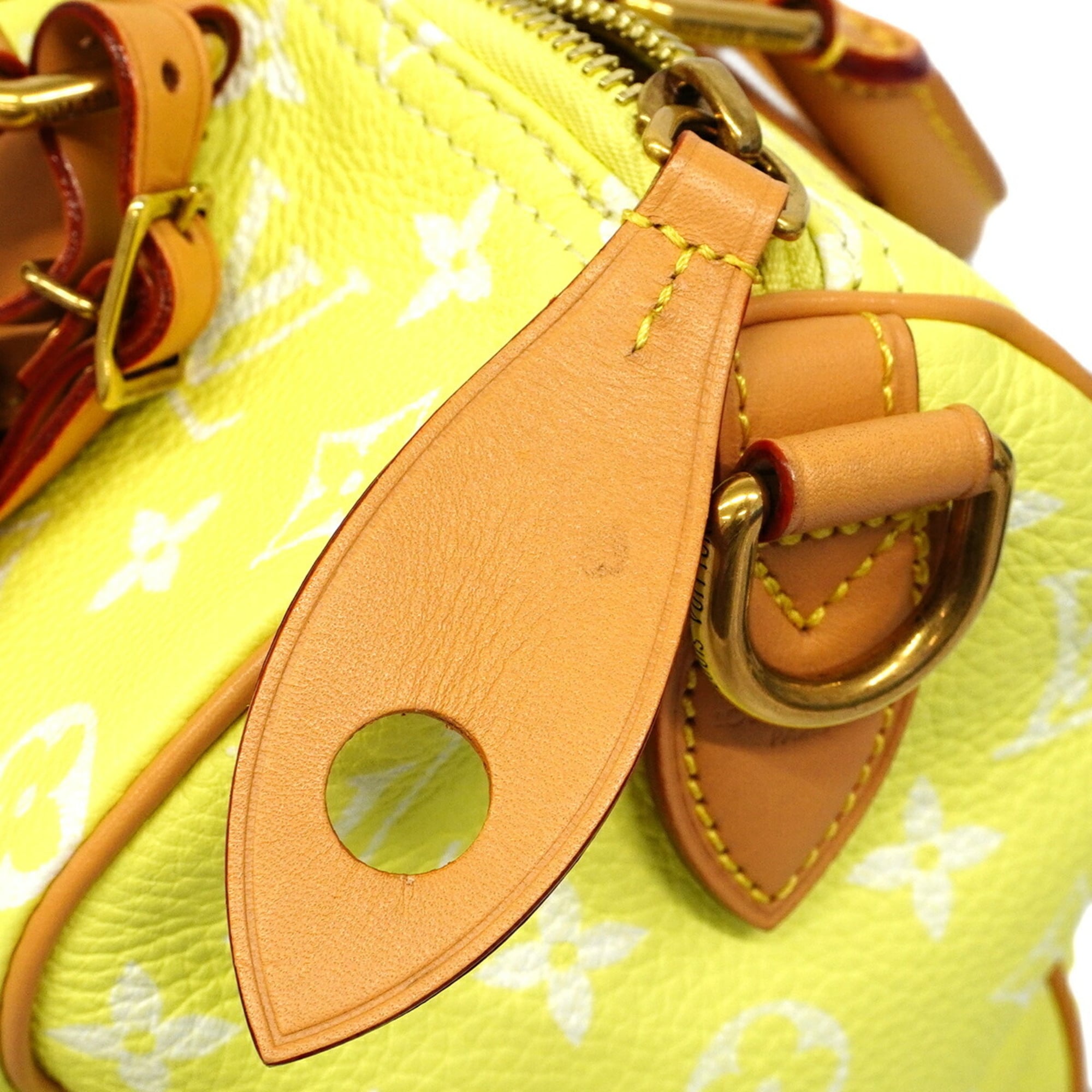 Louis Vuitton Yellow Handbag (Pre-Owned)