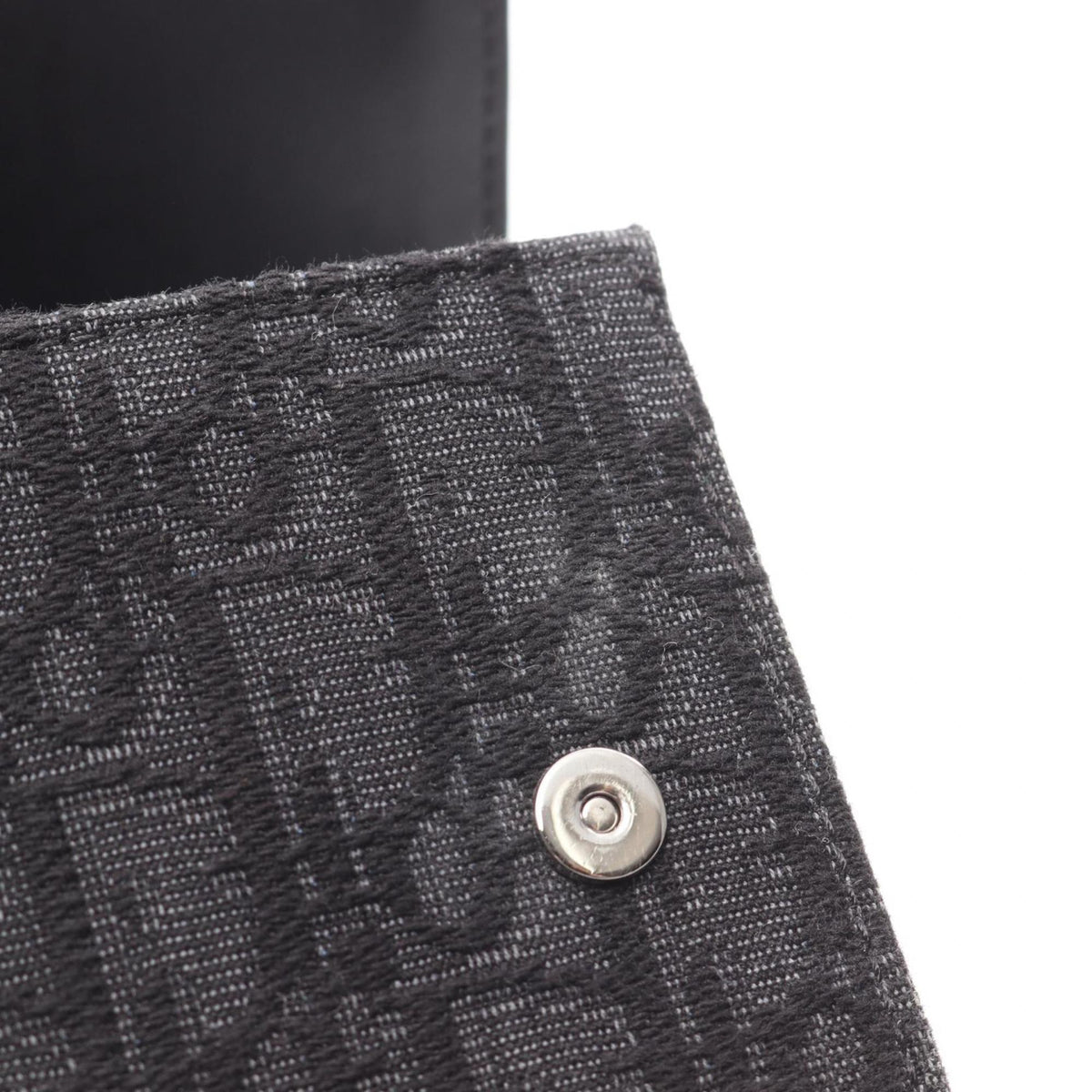 Christian Dior Black Canvas Long Wallet (Bi-Fold) (Pre-Owned)