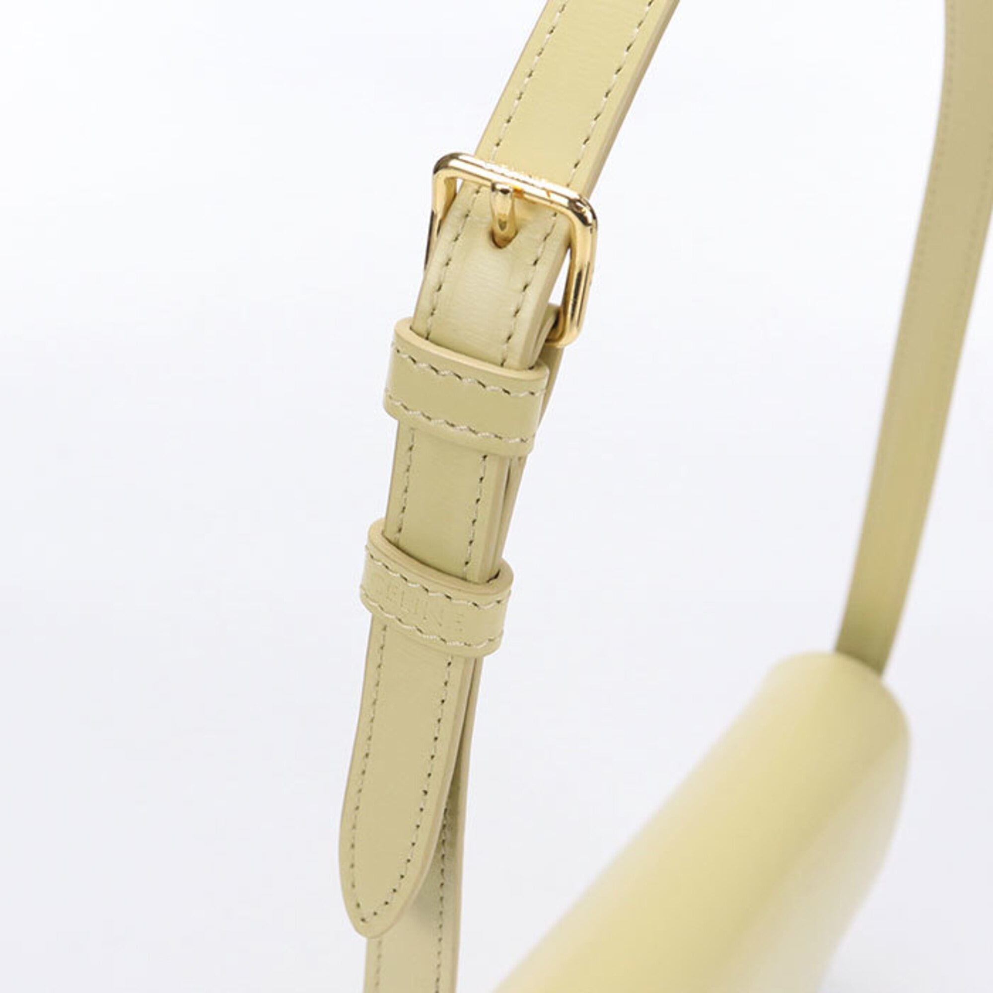 Celine Yellow Leather Shoulder Bag (Pre-Owned)