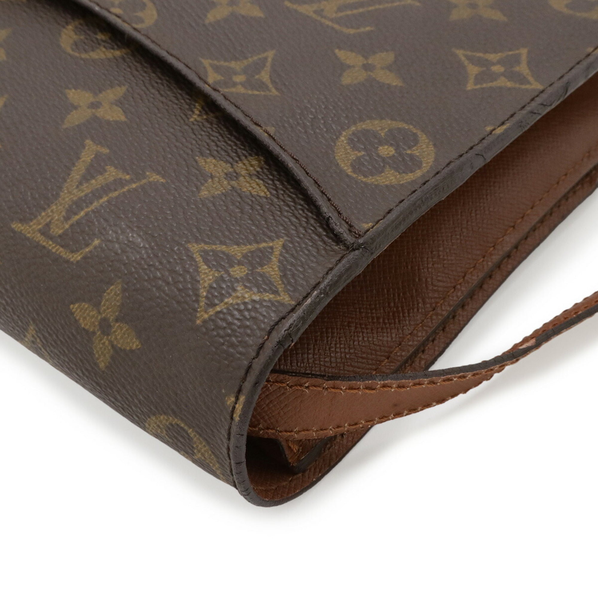 Louis Vuitton Bordeaux Brown Galle Monogram Monogram Clutch Bag Shoulder Bag (Pre-Owned)