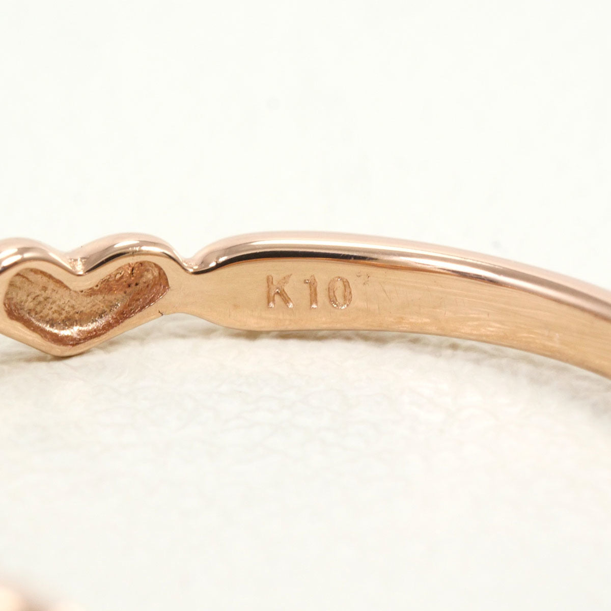 Unbranded Pink Gold Pink Gold (10K) Band Ring (Pre-Owned)