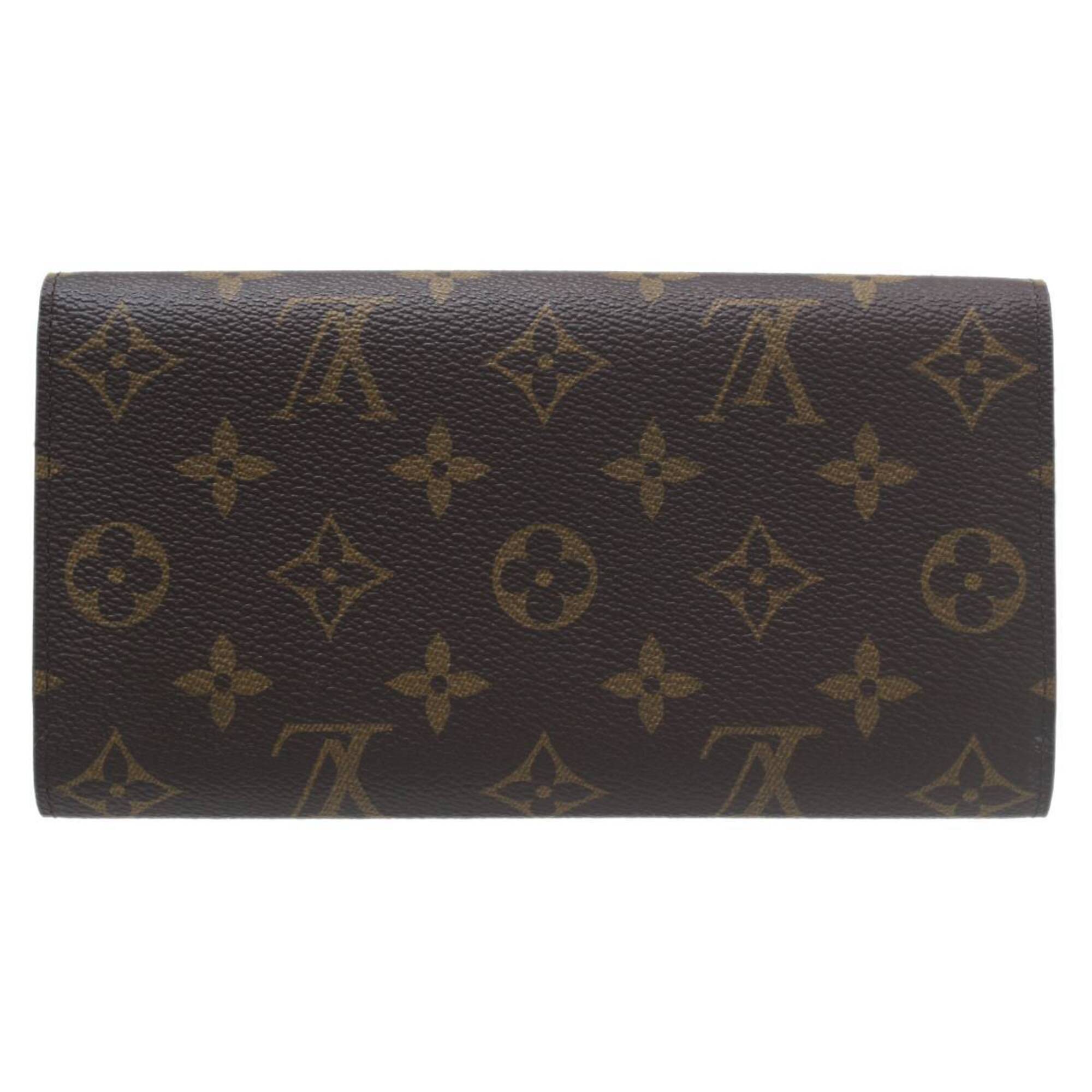 Louis Vuitton Monogram Brown Monogram Long Wallet (Tri-Fold) (Pre-Owned)