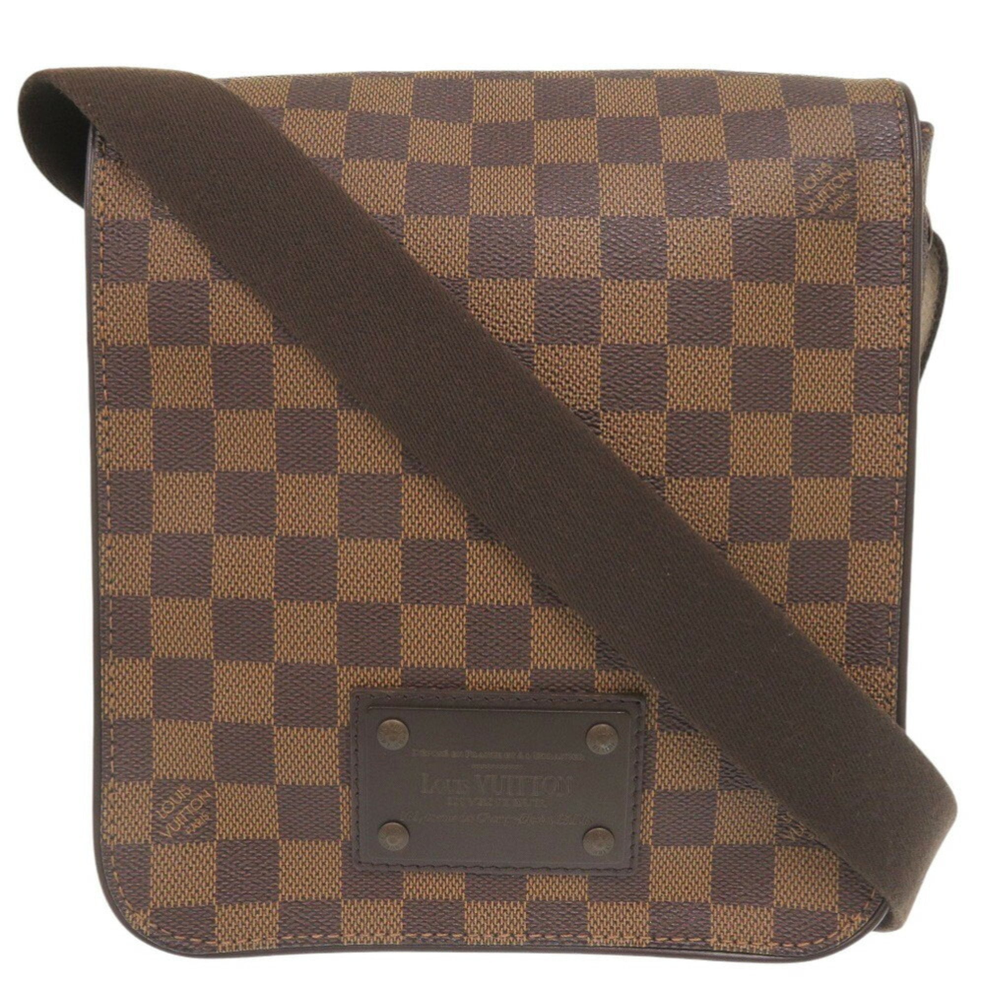 Louis Vuitton Ebene Damier Canvas Shoulder Bag (Pre-Owned)