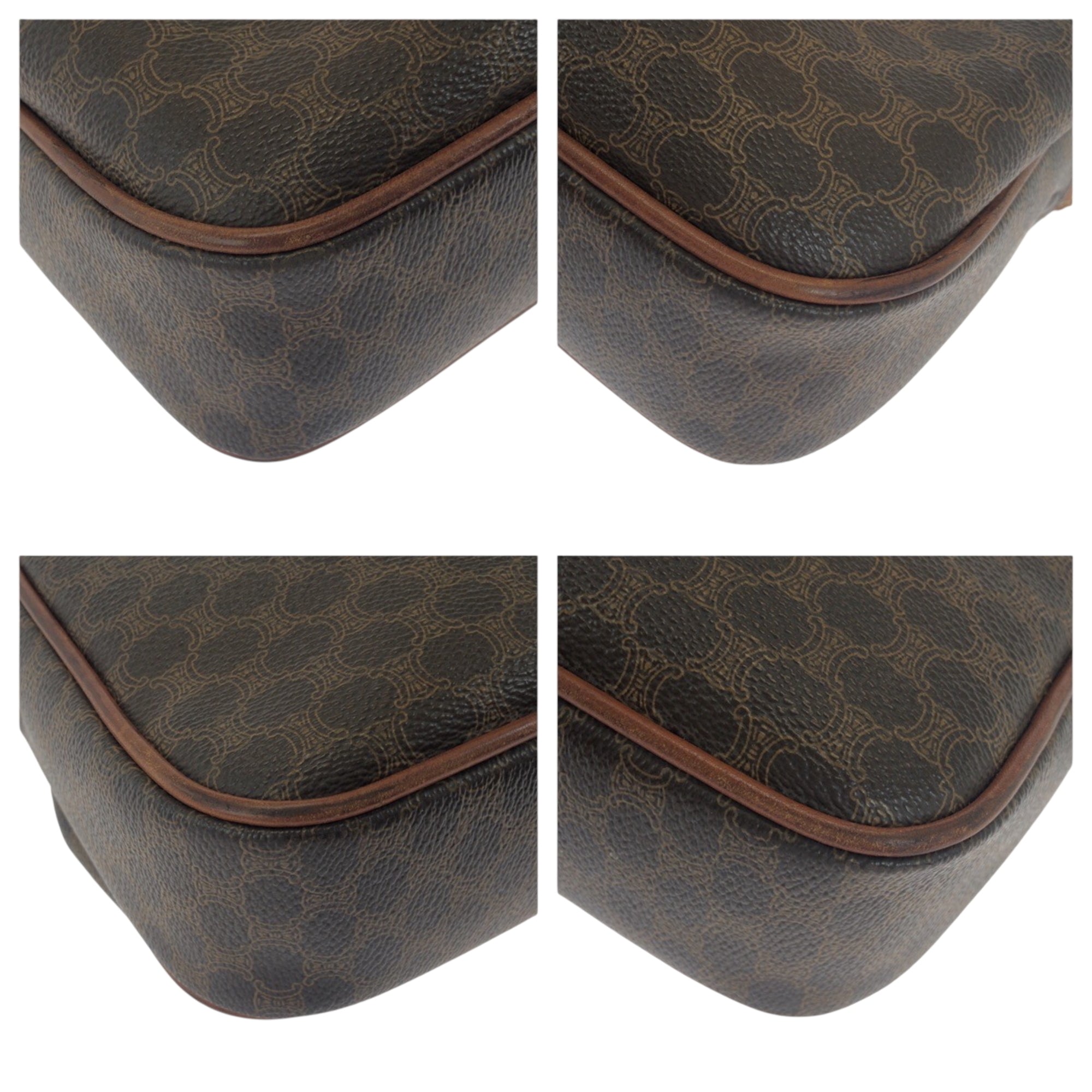 Celine Brown Pvc Pochette Shoulder Bag (Pre-Owned)