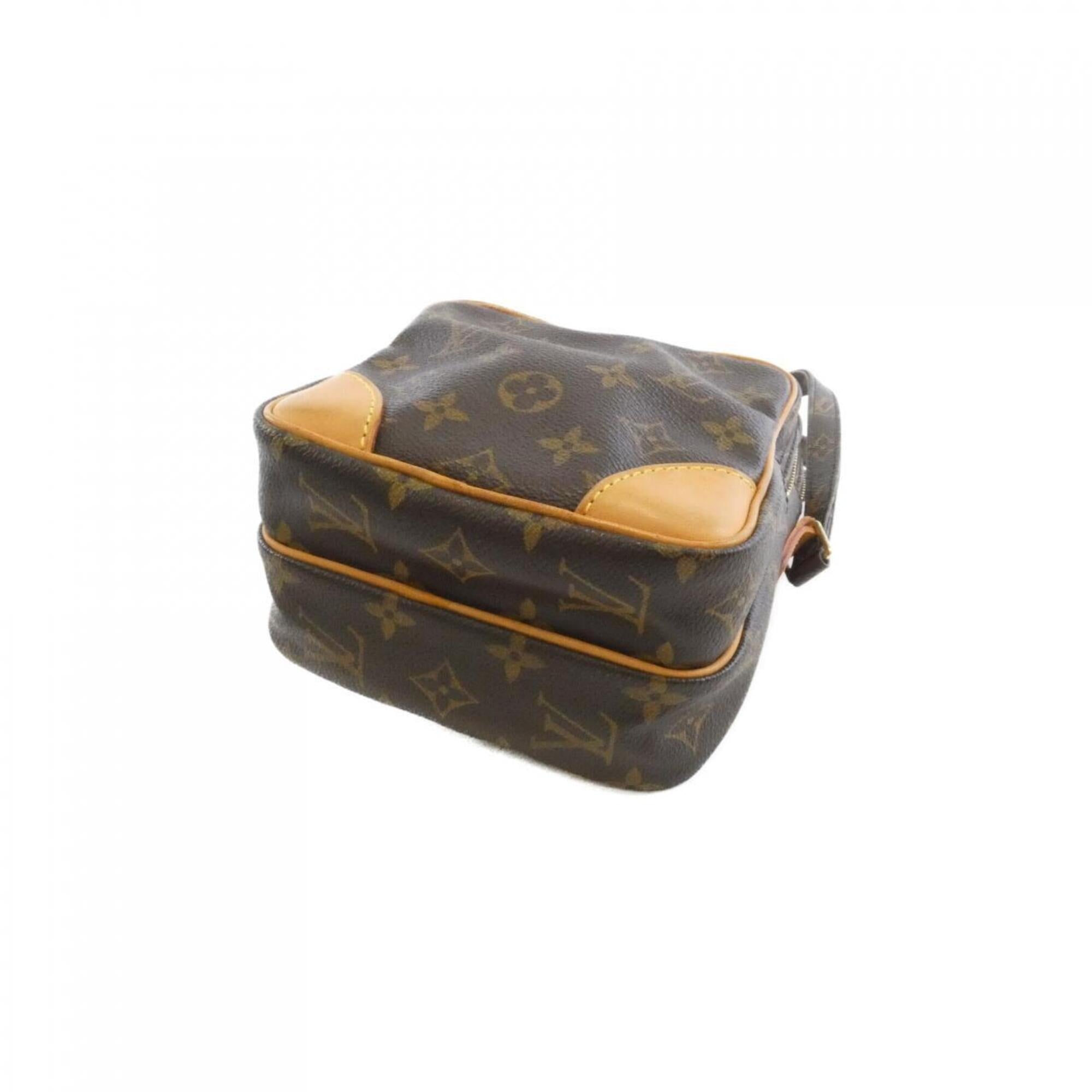 Louis Vuitton Brown Coated Canvas Shoulder Bag (Pre-Owned)