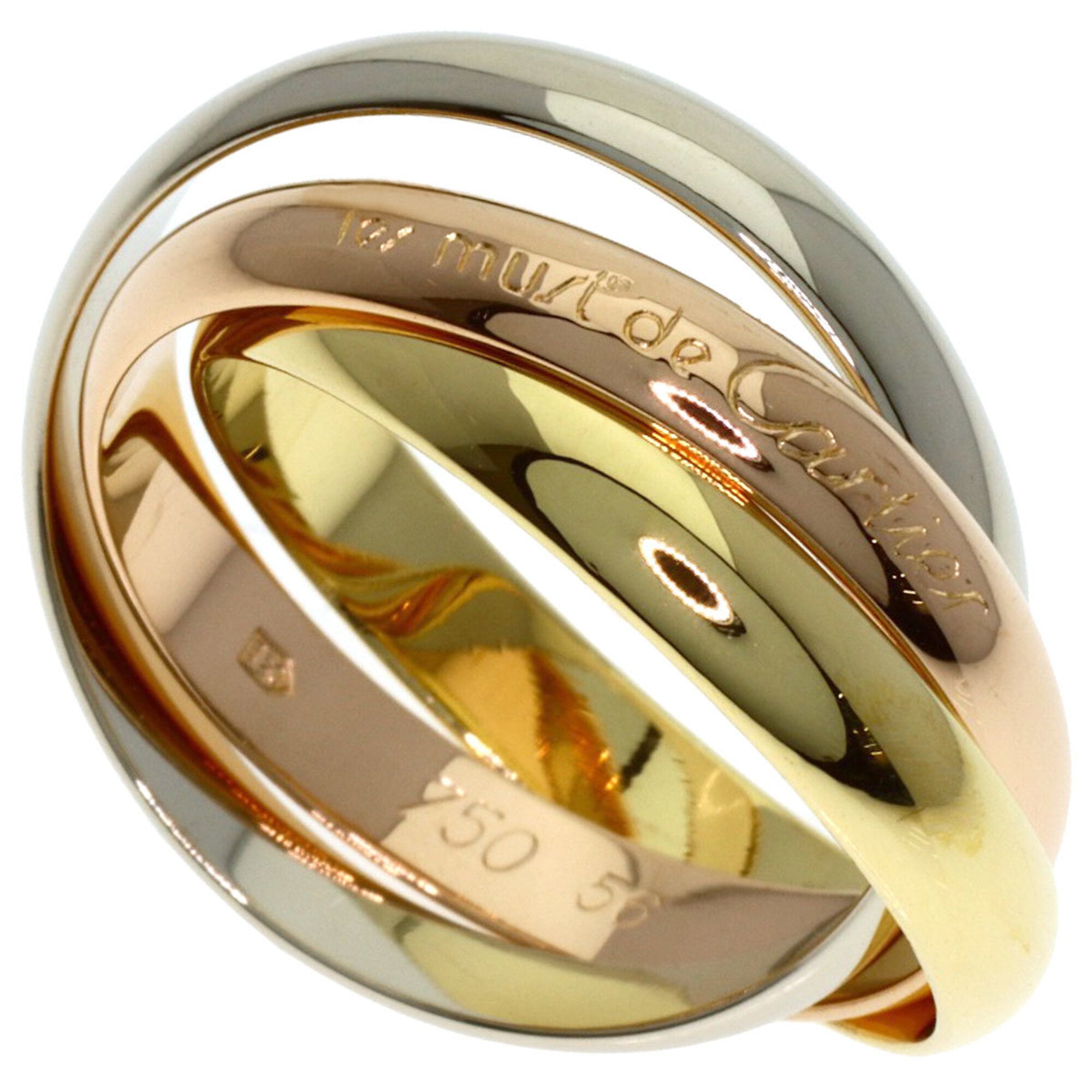 Cartier Yellow Gold (18K) Pink Gold (18K) White Gold (18K) Band Ring (Pre-Owned)
