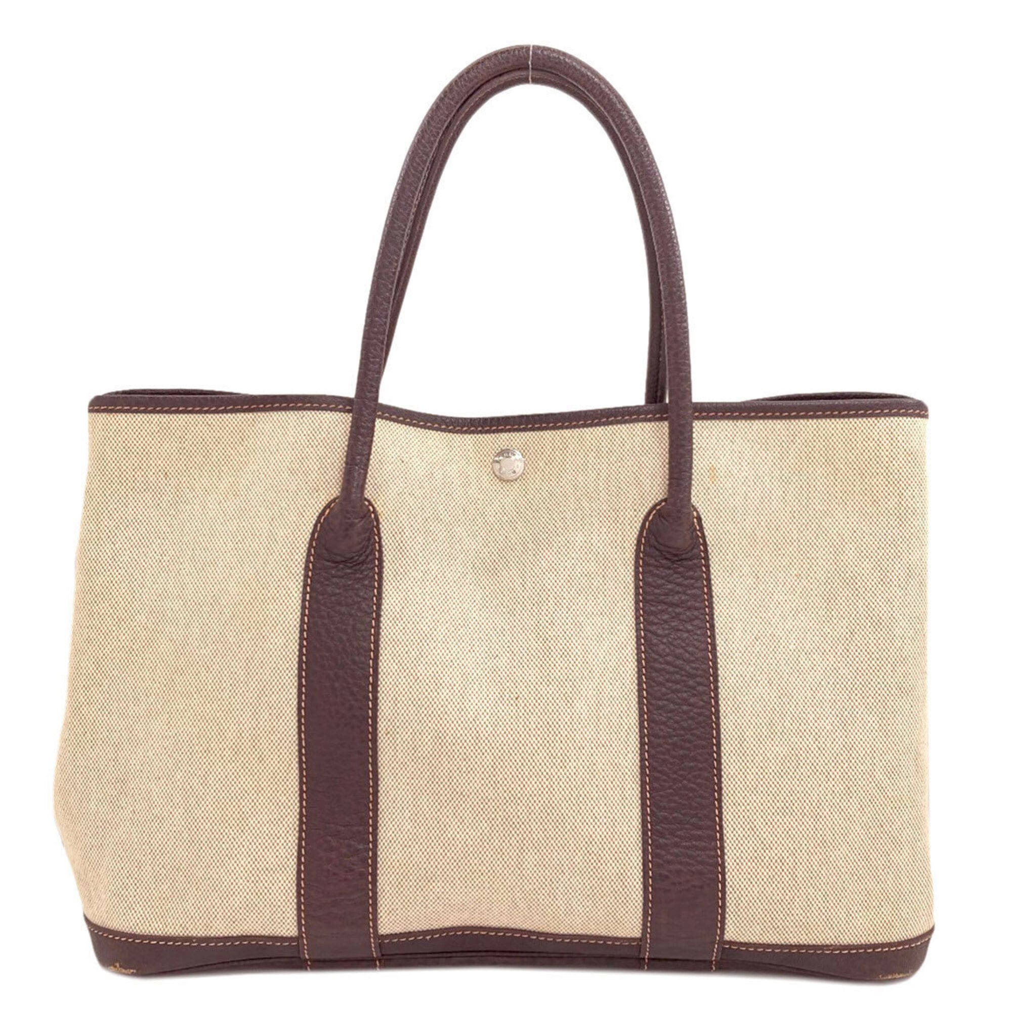 Hermes Marron Toile H Tote Bag (Pre-Owned)