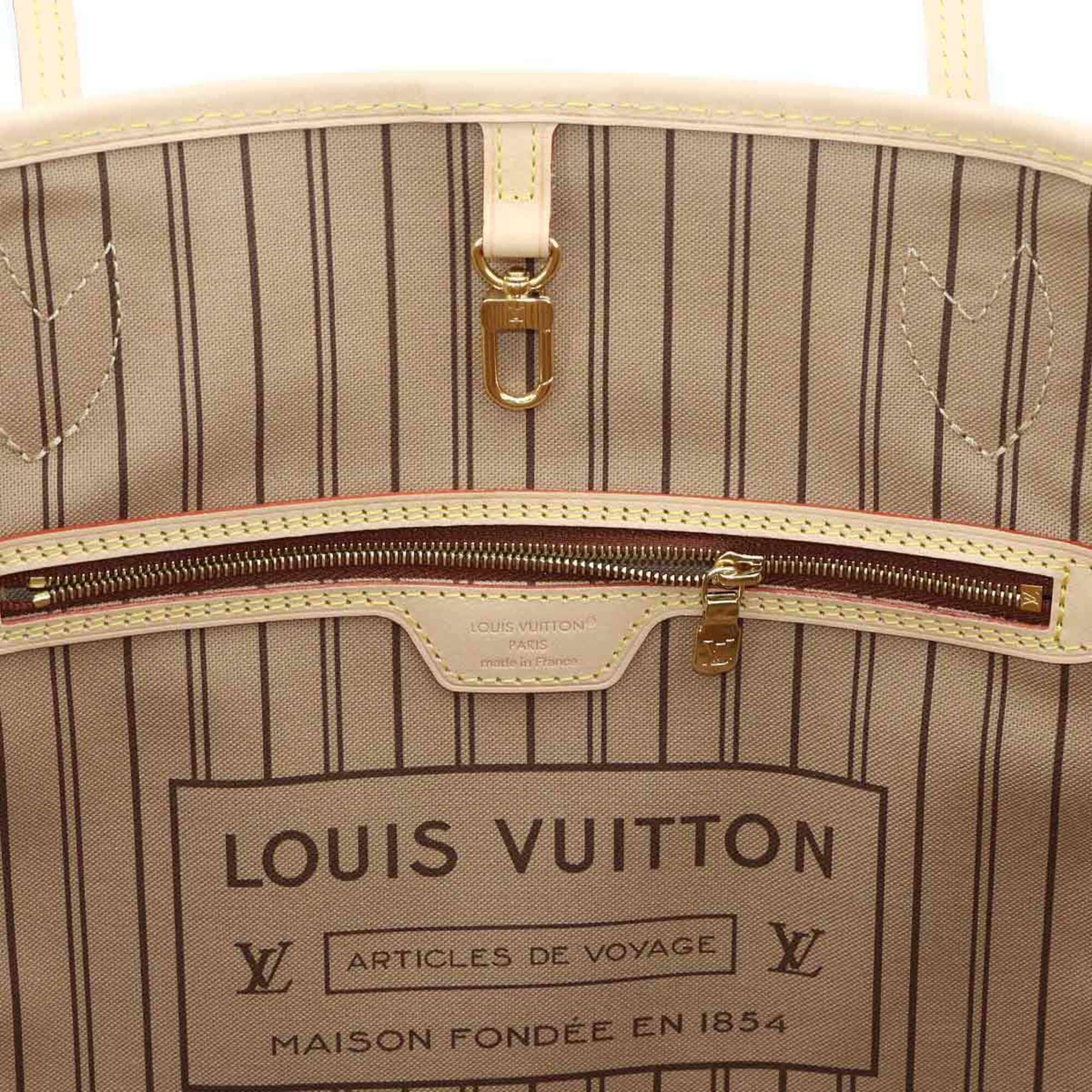 Louis Vuitton Beige Brown Monogram Monogram Handbag Tote Bag (Pre-Owned)
