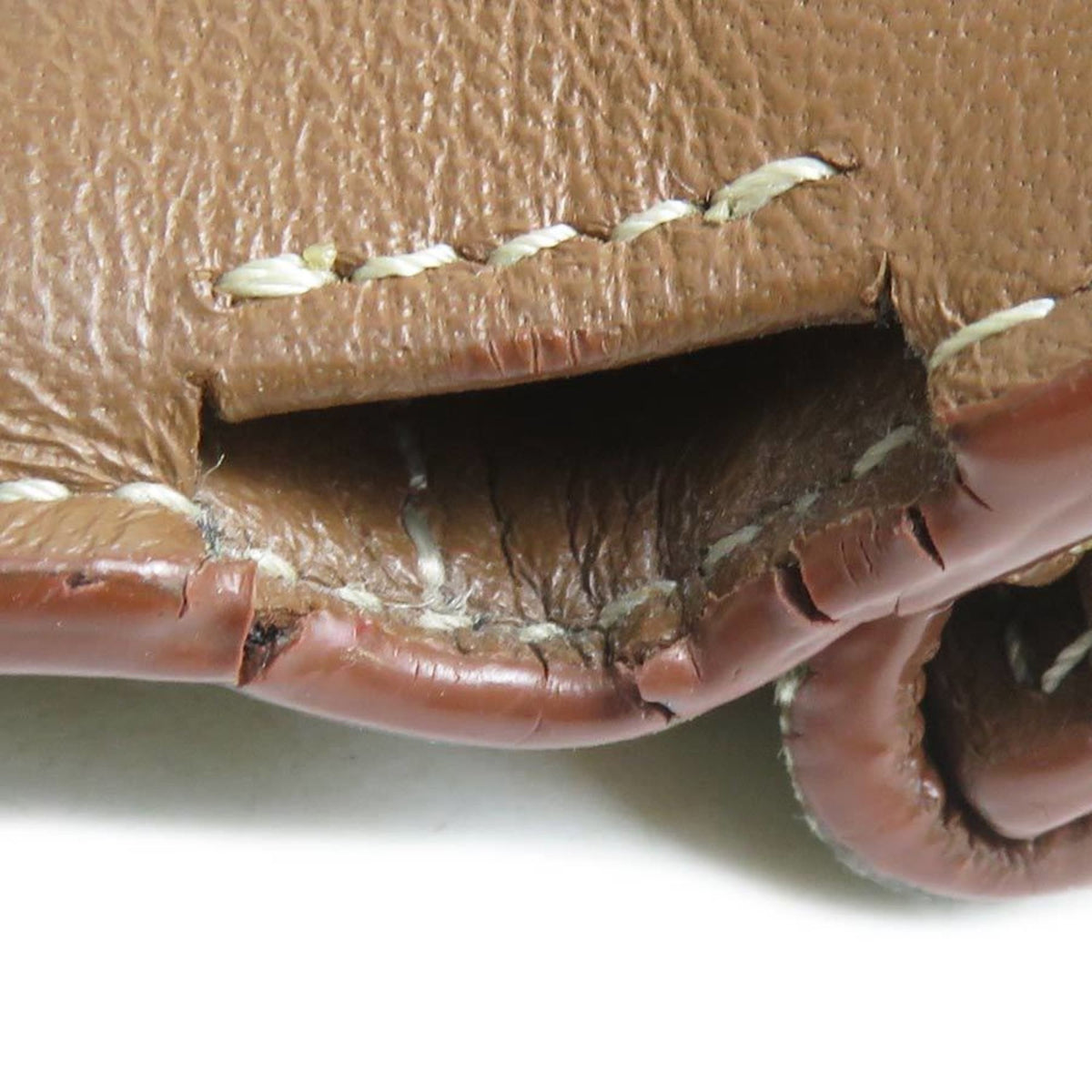 Christian Dior Brown Leather Wallet (Tri-Fold) (Pre-Owned)