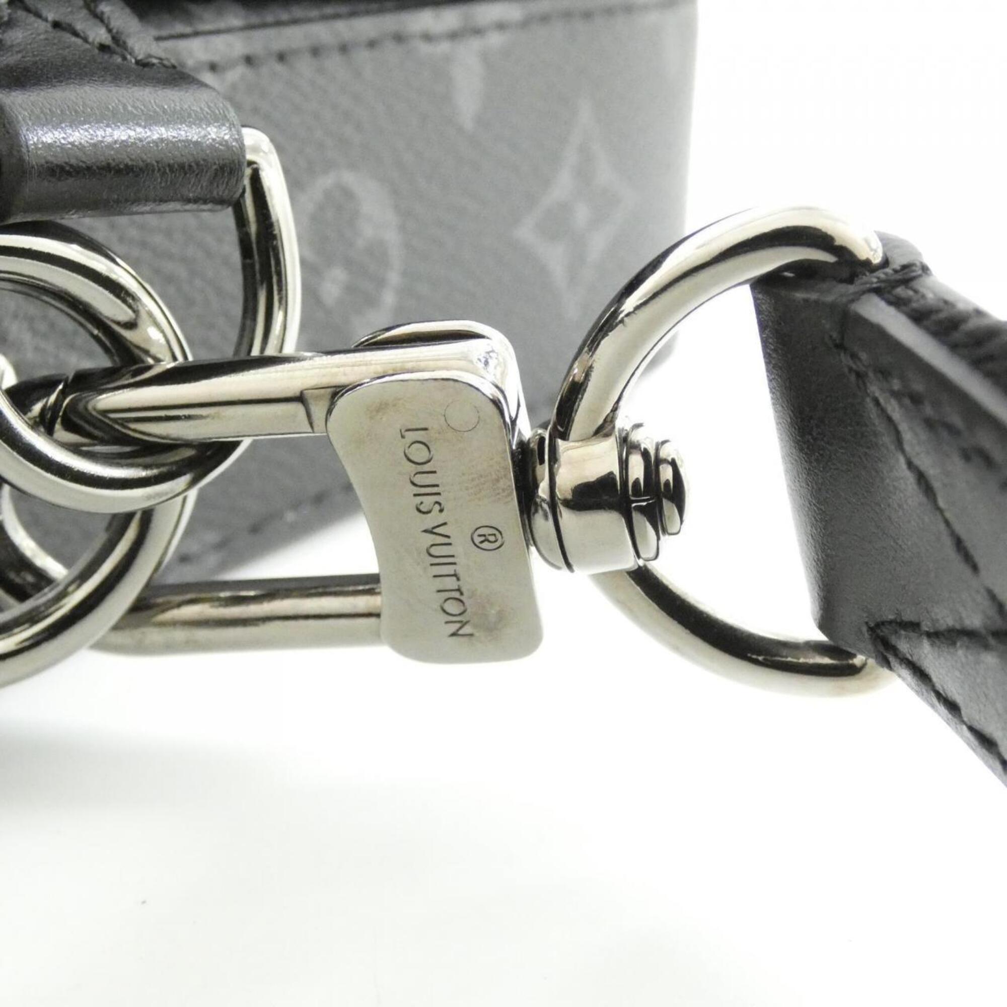 Louis Vuitton Black Coated Canvas Shoulder Bag (Pre-Owned)