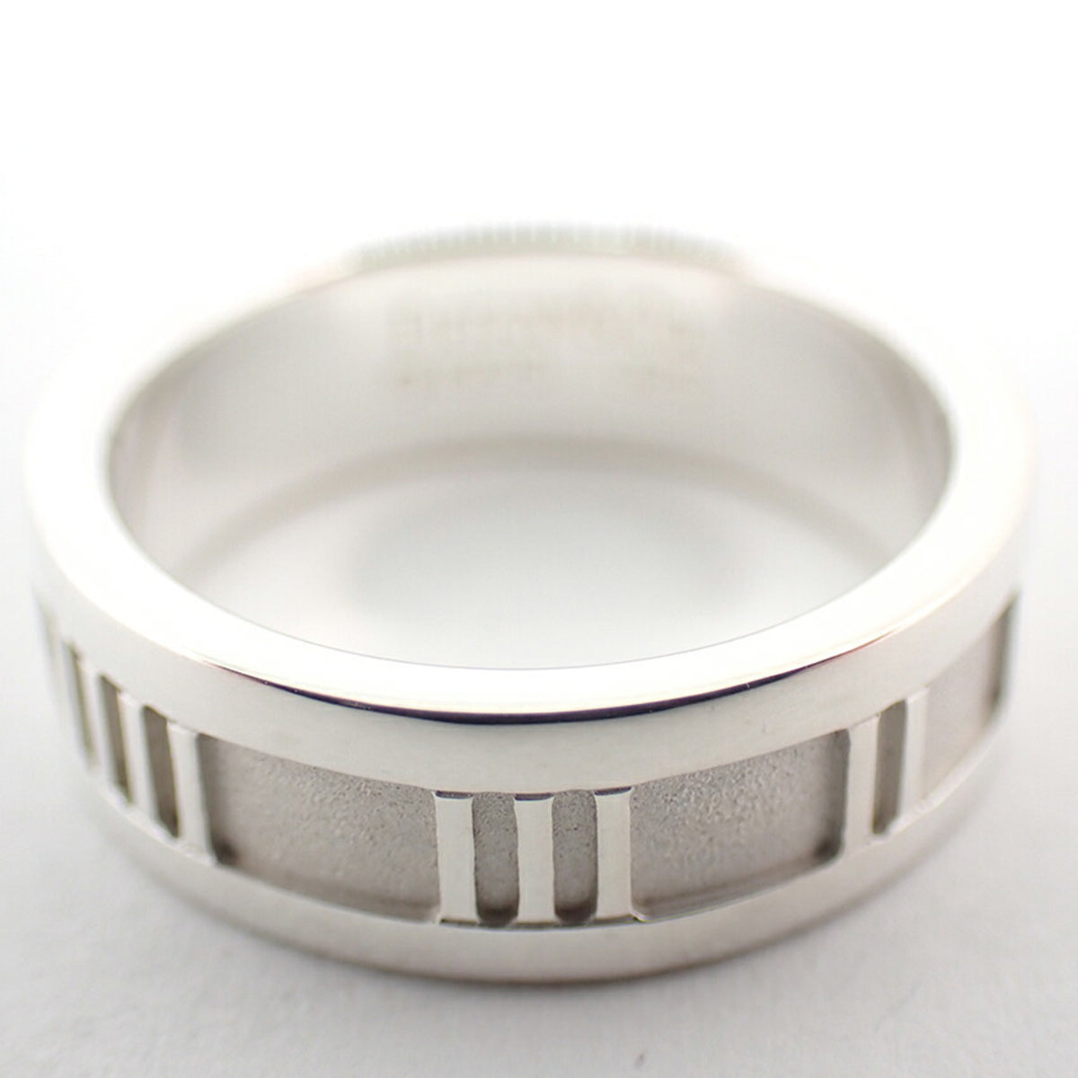 Tiffany Silver Sterling Silver 925 Band Ring (Pre-Owned)