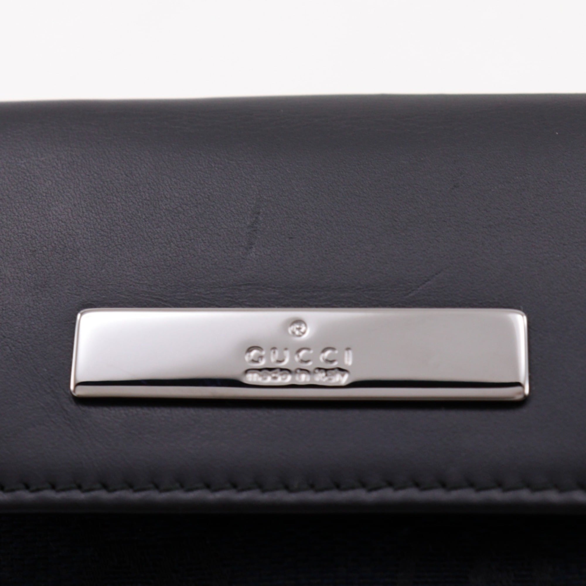 Gucci Black Gg Canvas Wallet (Bi-Fold) (Pre-Owned)