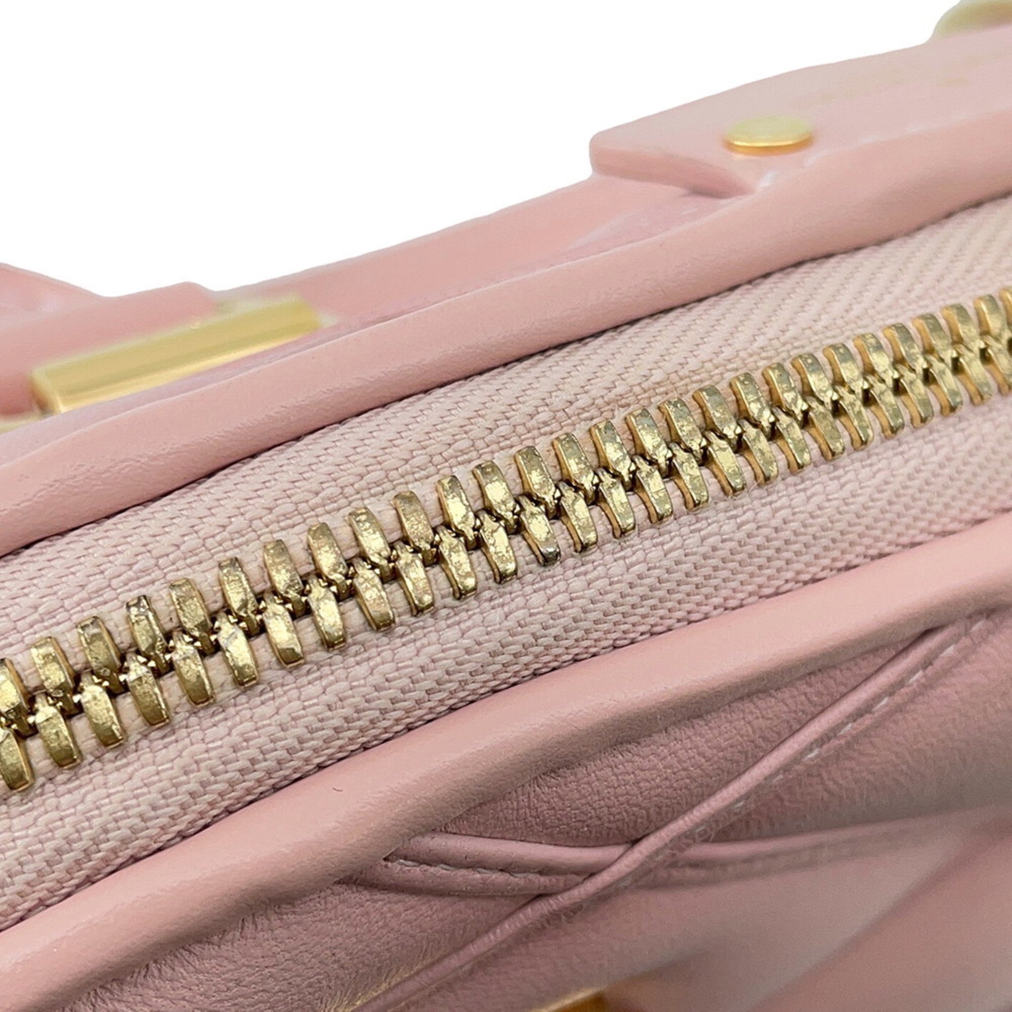 Louis Vuitton Pink Leather Handbag Shoulder Bag (Pre-Owned)