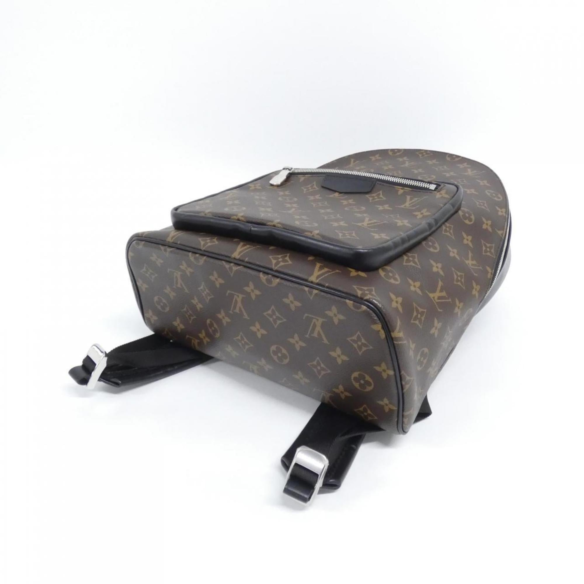Louis Vuitton Brown Coated Canvas Backpack (Pre-Owned)