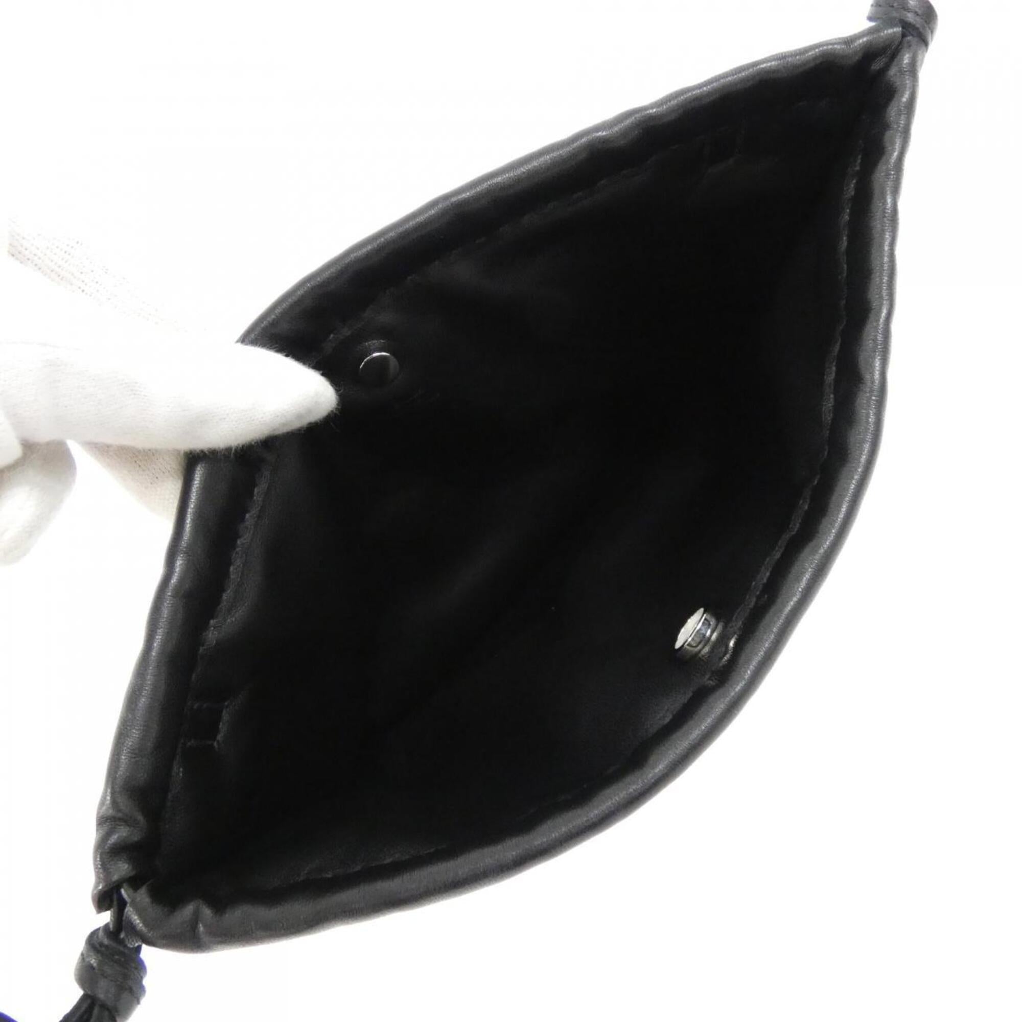 Hermes Black Agneau Milo Swift Leather Handbag Pouch (Pre-Owned)