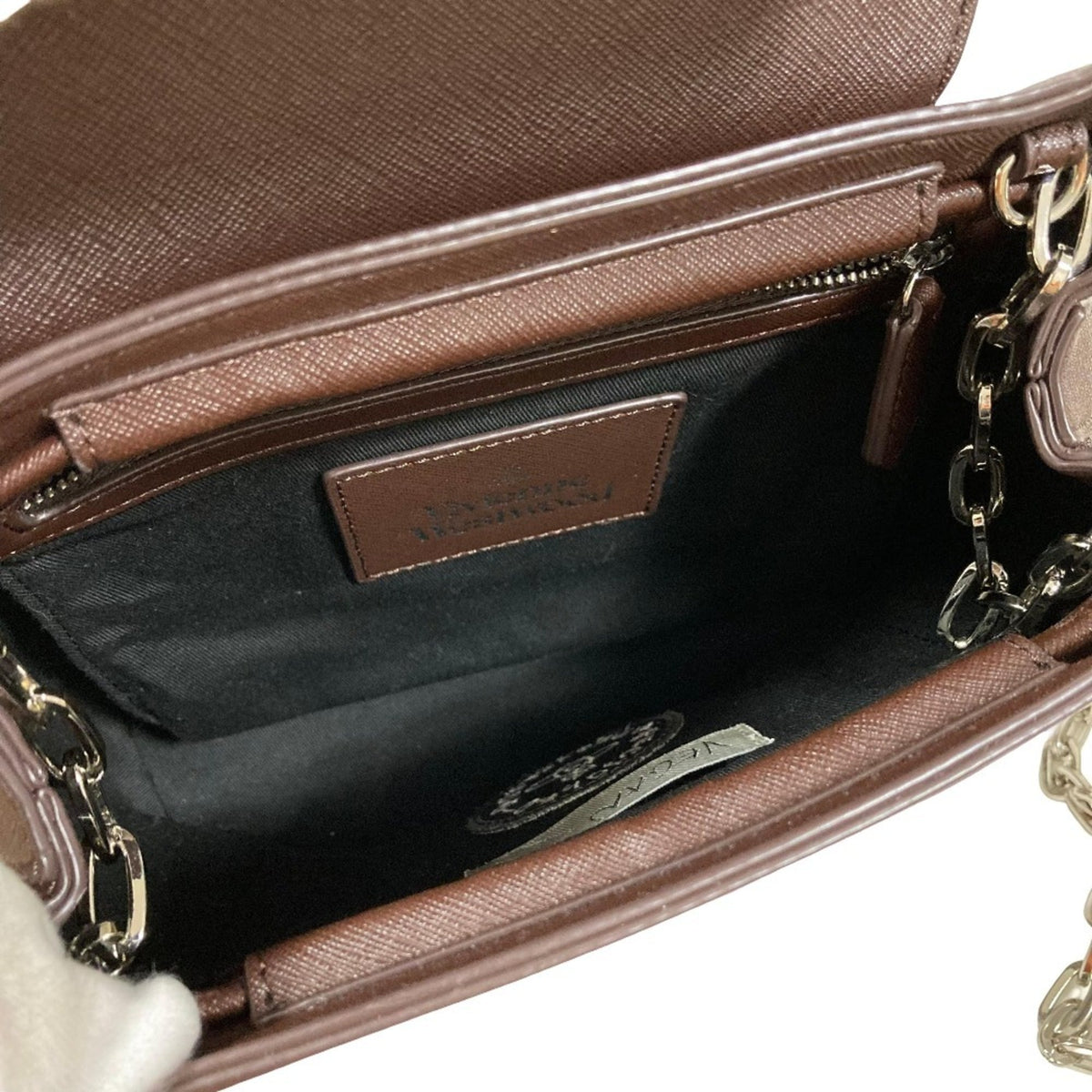 Vivienne Westwood Gray Leather Shoulder Bag (Pre-Owned)