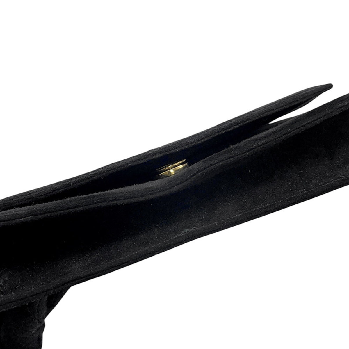 Salvatore Ferragamo Black Suede Shoulder Bag (Pre-Owned)