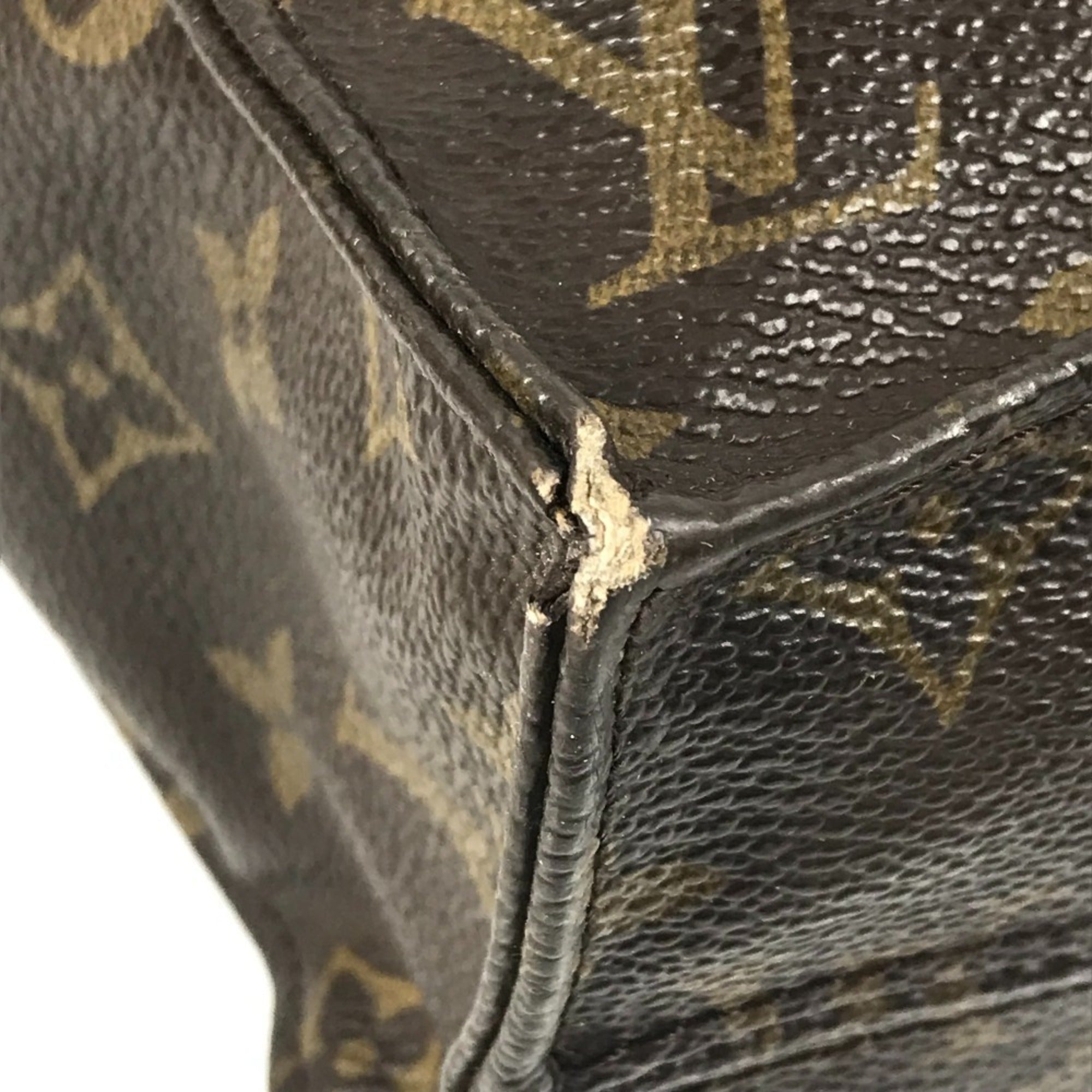 Louis Vuitton Brown Monogram Canvas Handbag Tote Bag (Pre-Owned)
