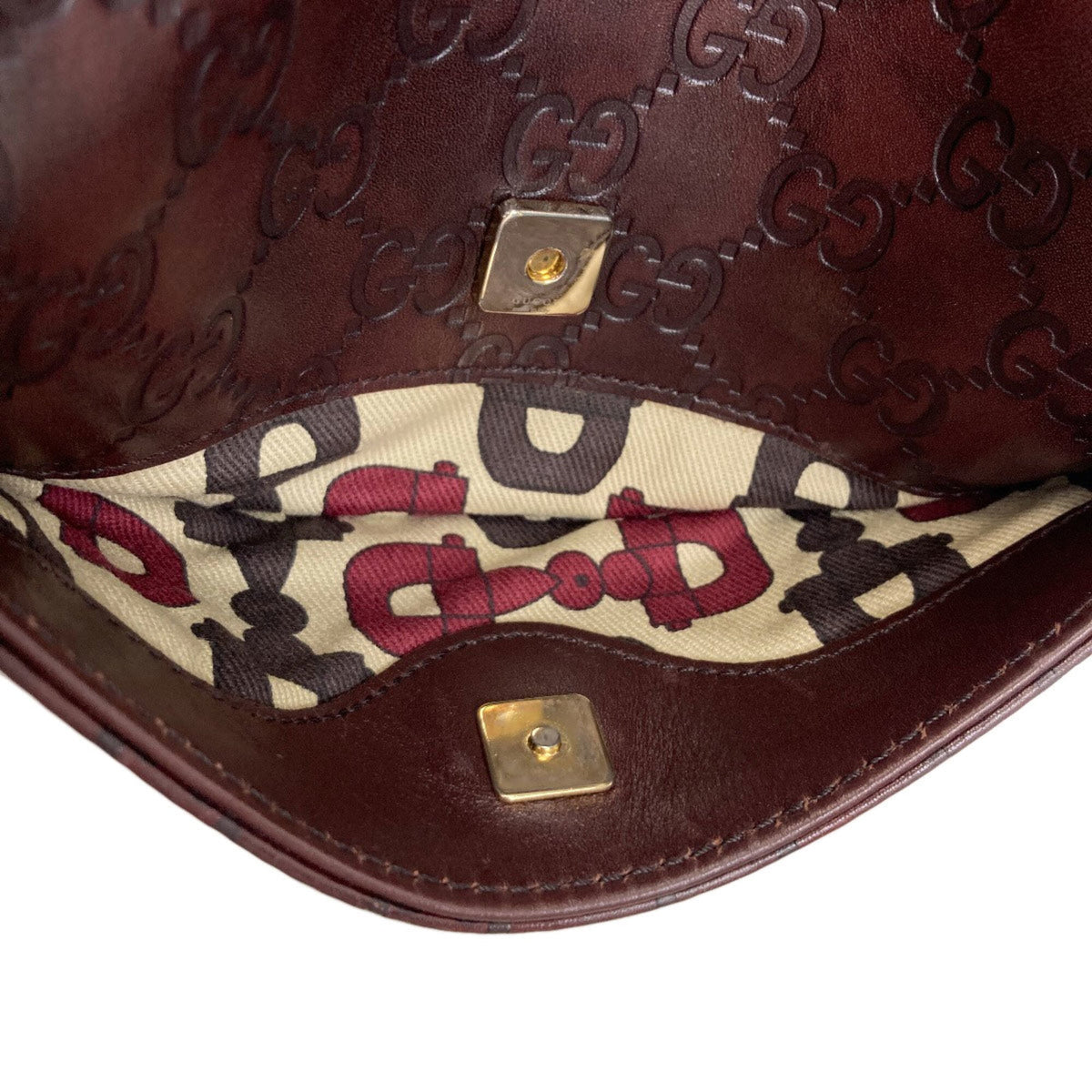Gucci Brown Leather Handbag (Pre-Owned)