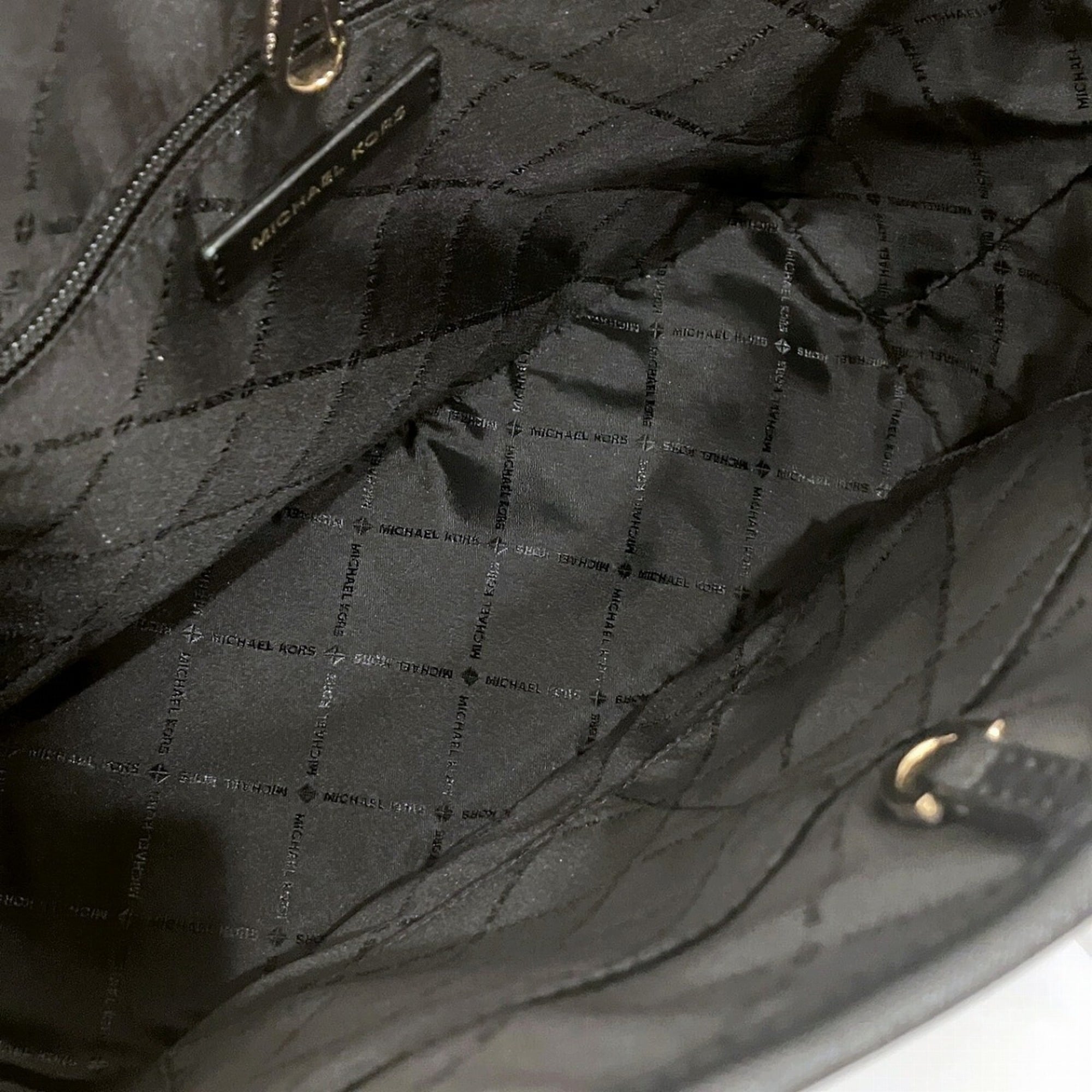 Michael Kors Black Pvc Tote Bag (Pre-Owned)